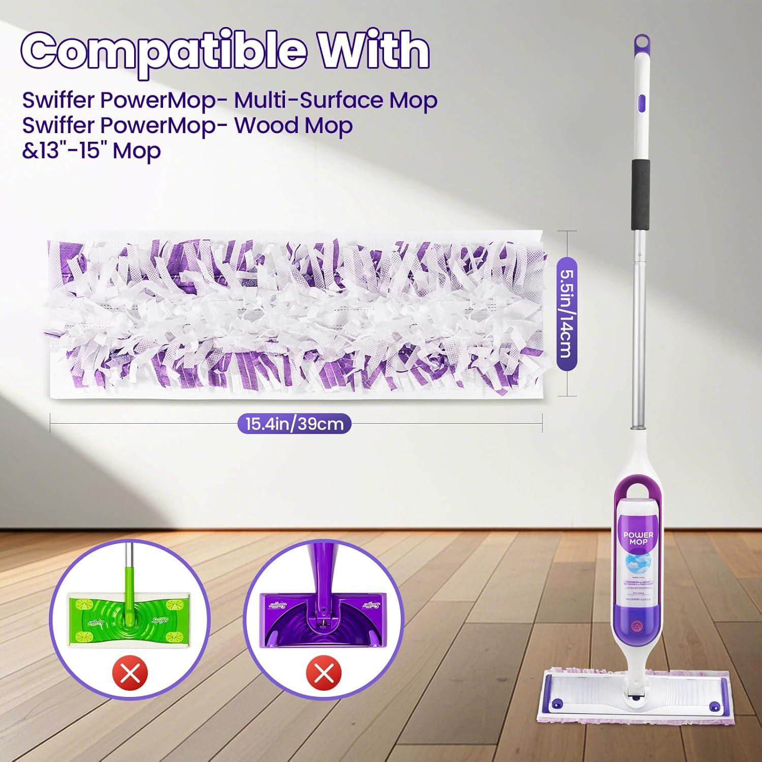 Recargas desechables Swiffer Power Mop 24 Paquetes 39x14cm