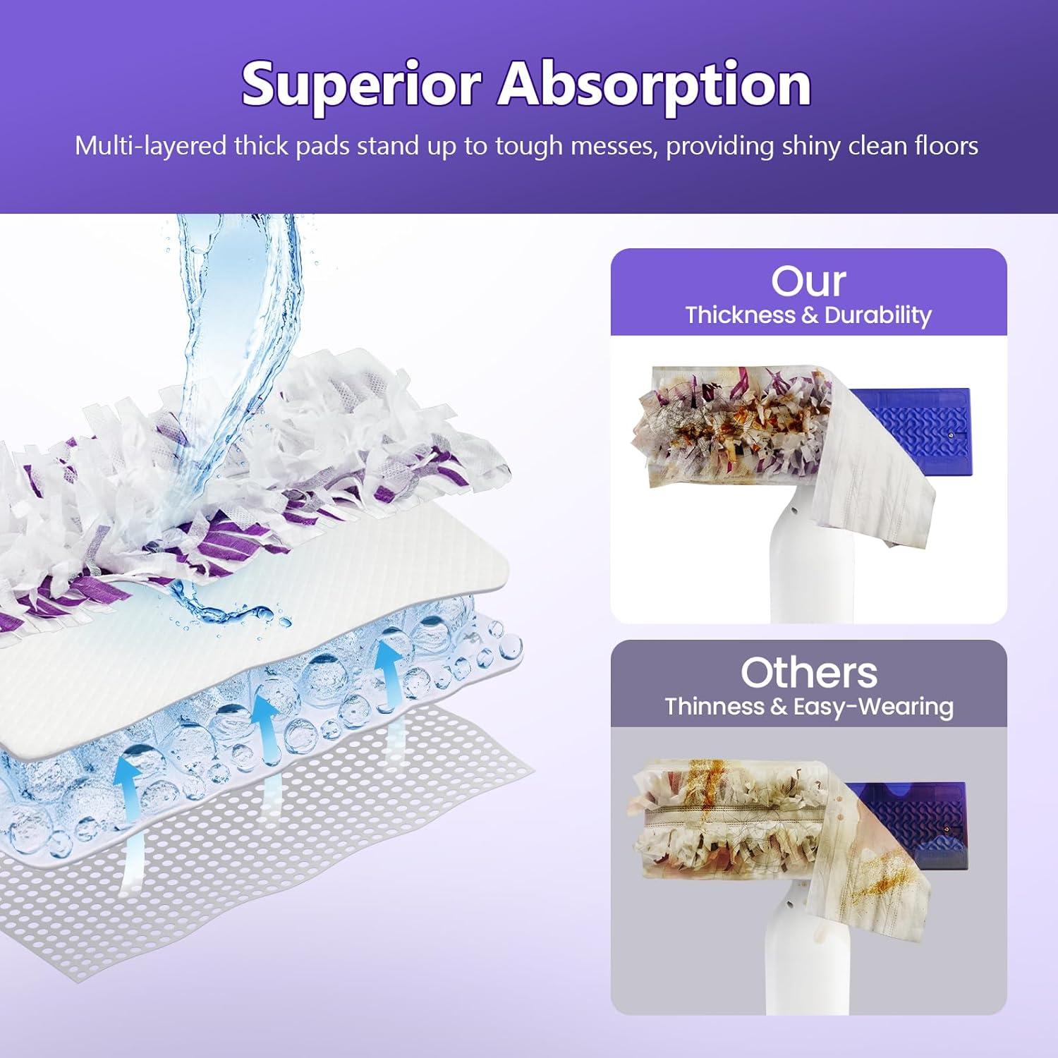 Recargas desechables Swiffer Power Mop 24 Paquetes 39x14cm