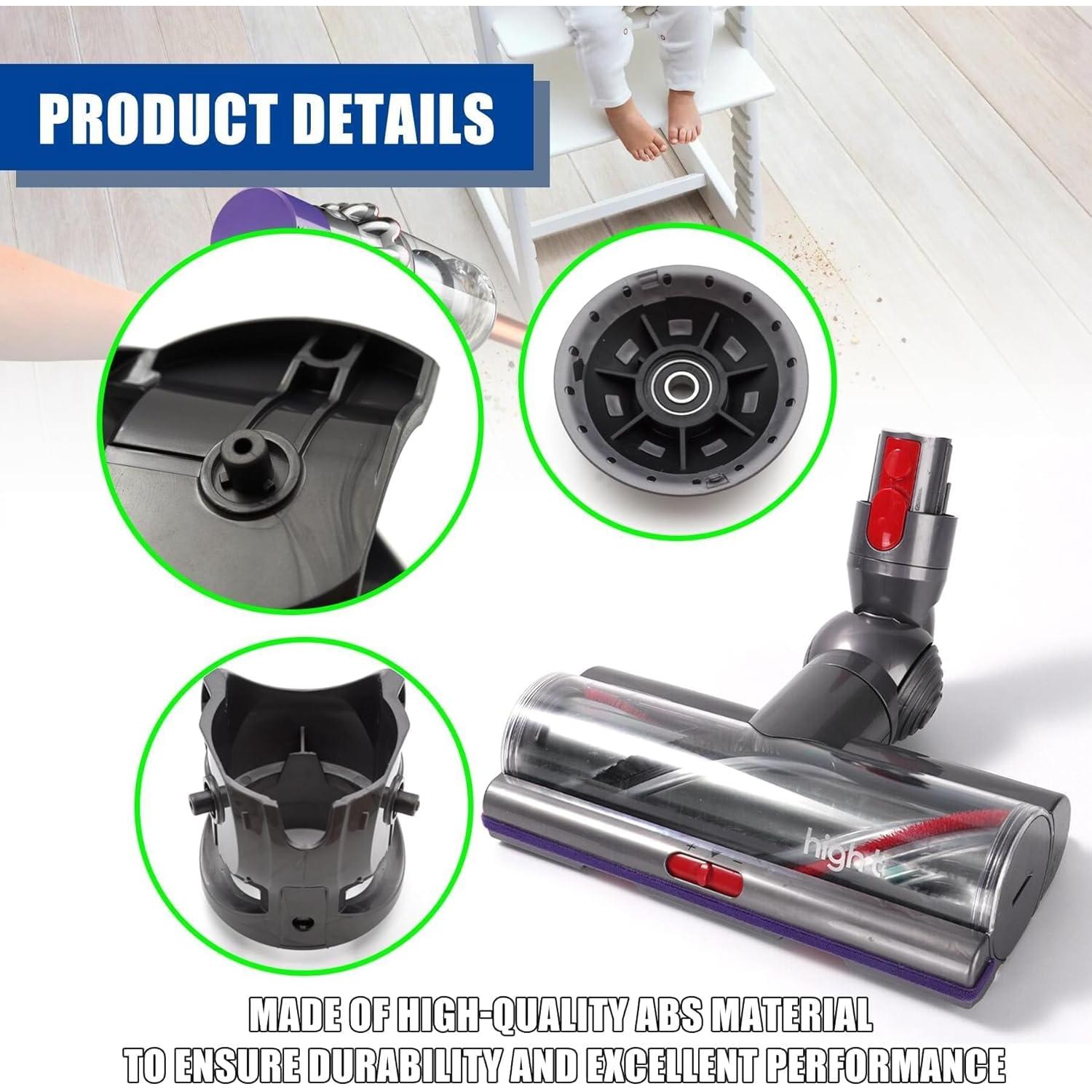 Piezas de Repuesto Aspiradora Dyson V10 V11 V15 - Ruedas y Conector