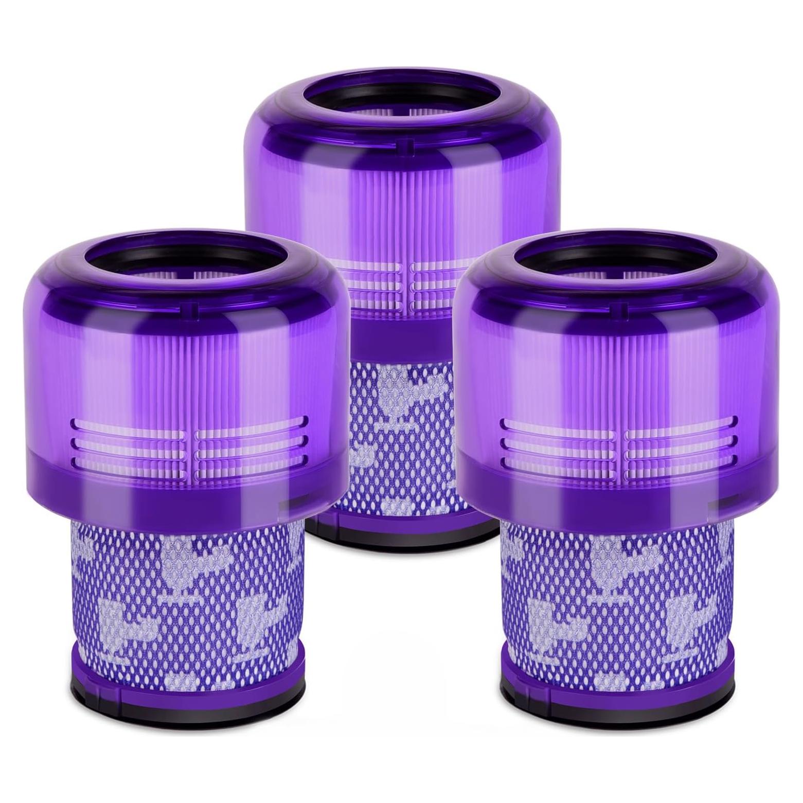 Paquete de 3 Filtros de Reemplazo Anicell para Dyson V11/V15