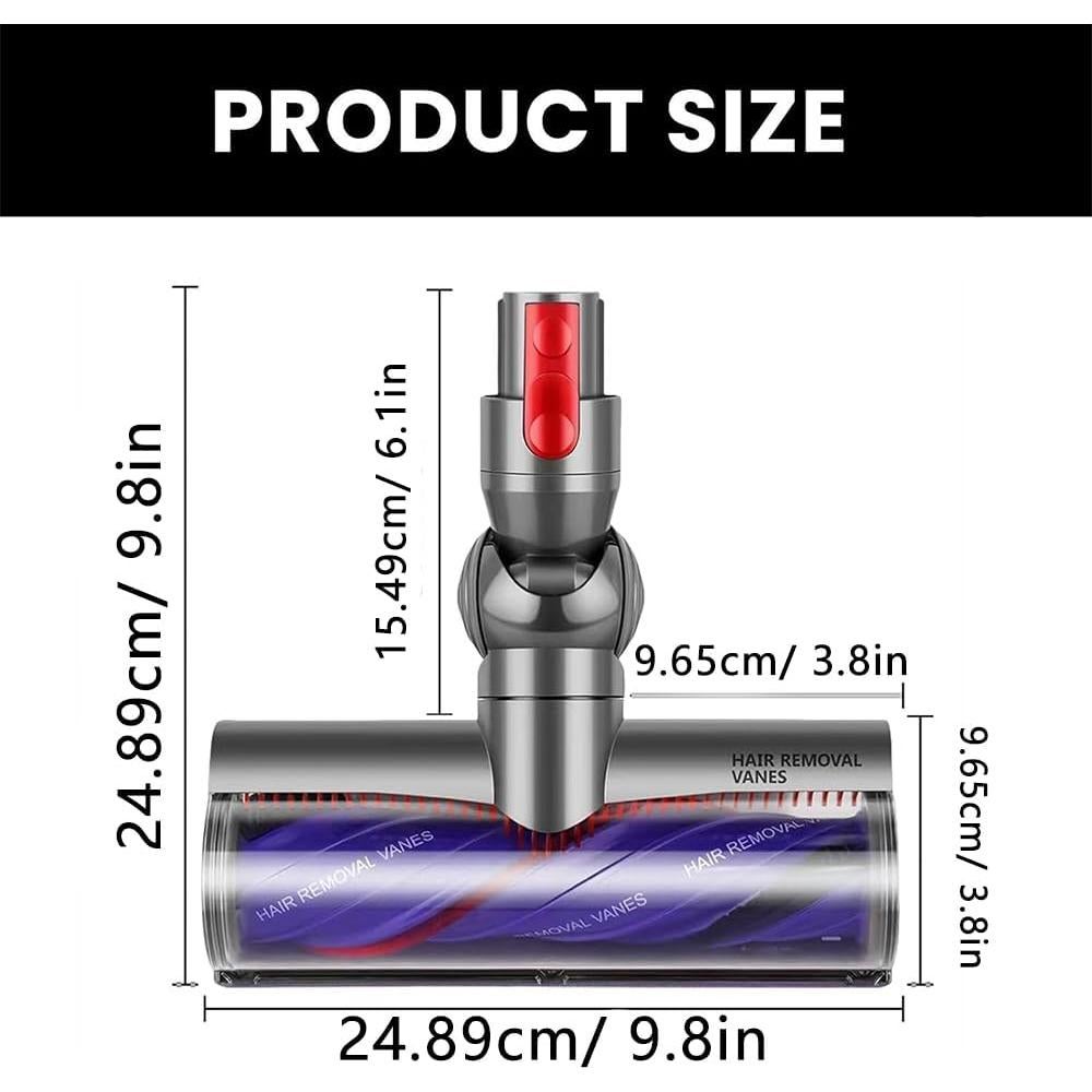 Cabezal de Cepillo Anti-Enredos Dyson V7 V8 V10 V11 V15 - Repuesto