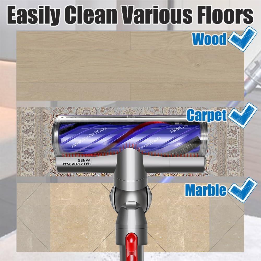 Cabezal de Cepillo Anti-Enredos Dyson V7 V8 V10 V11 V15 - Repuesto