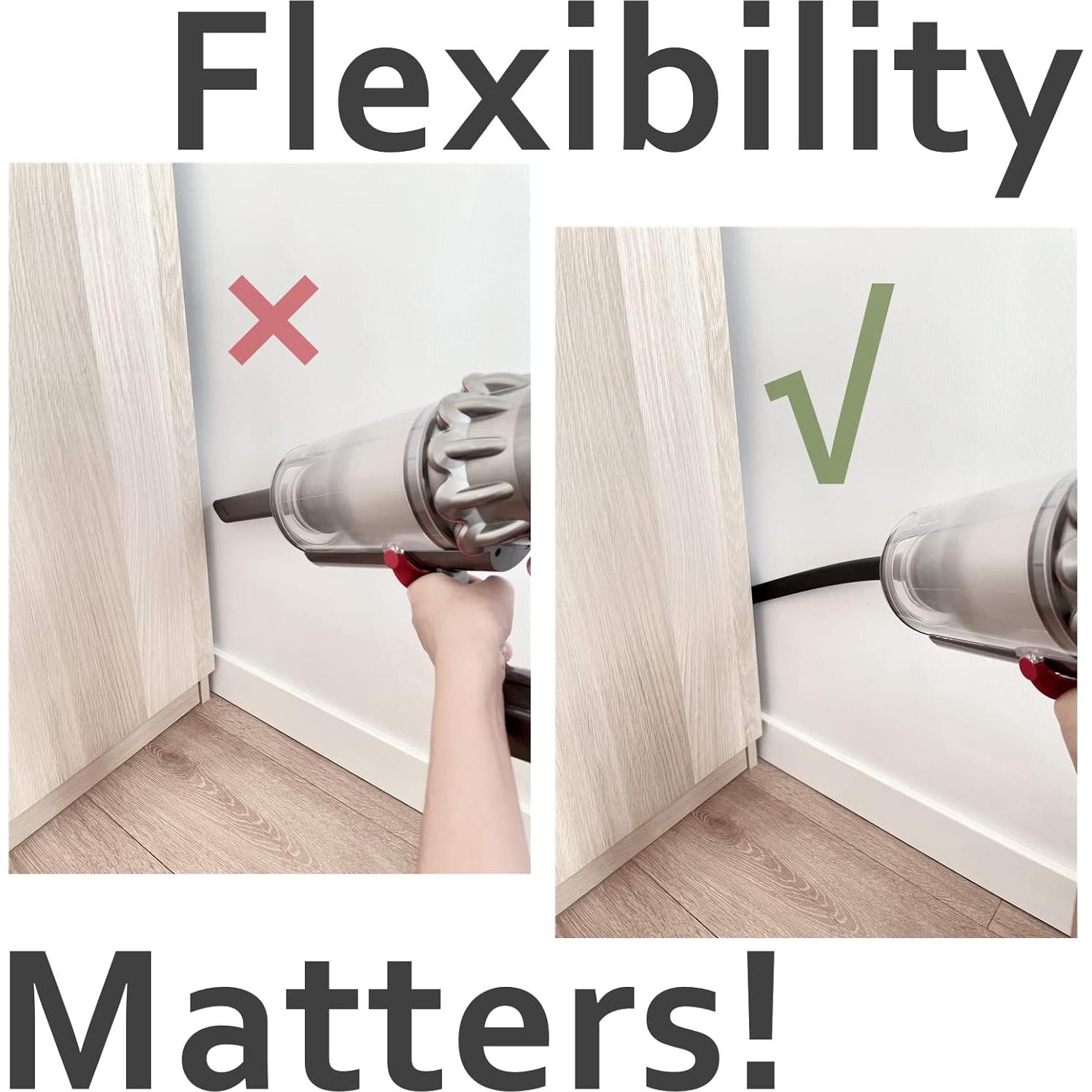 Herramienta de Hendidura Flexible Cabor para Aspiradora Dyson V7 V8 V10 V11 V15 - 43.18 cm