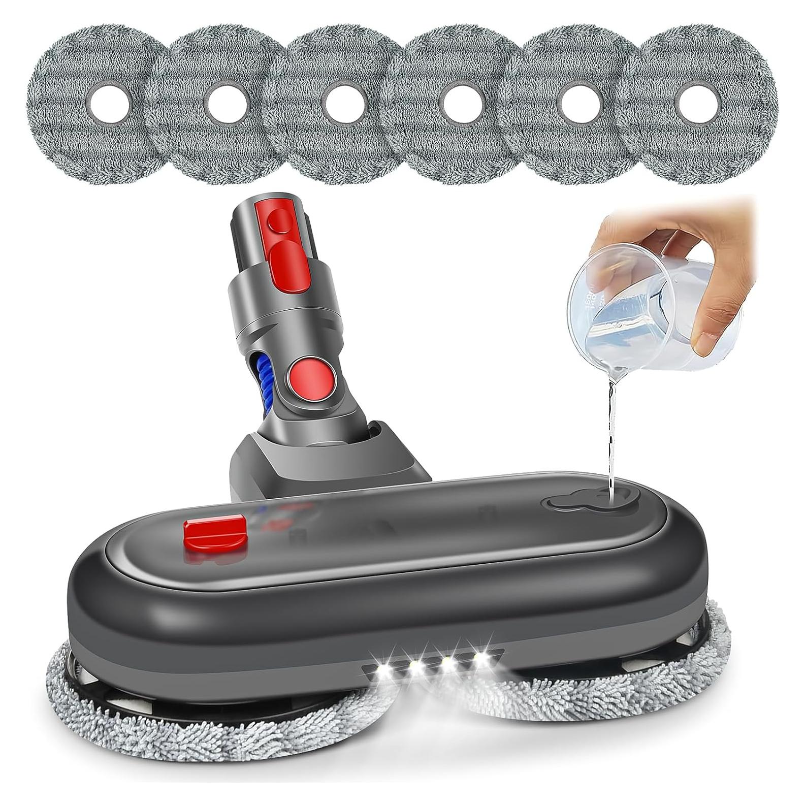 Cabezal de Mopa Eléctrico BTRSOLUS para Aspiradora Dyson V7 V8 V10 V11 V15