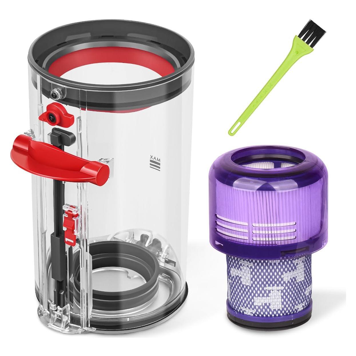 Cubo de Polvo y Filtro para Aspiradora Dyson V11 V15 DrRobor