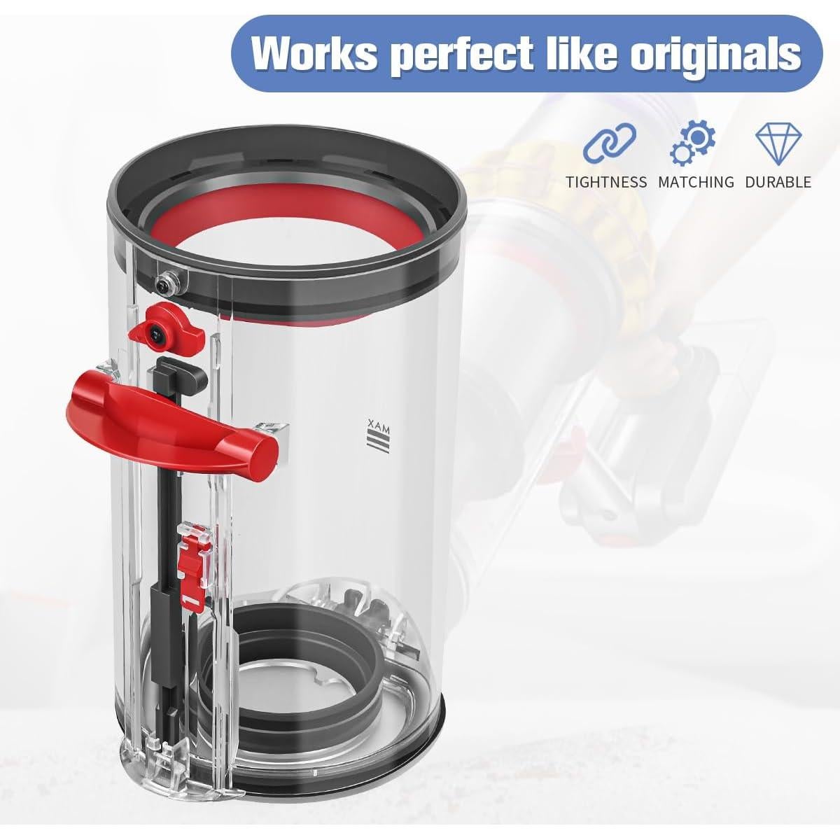 Cubo de Polvo y Filtro para Aspiradora Dyson V11 V15 DrRobor