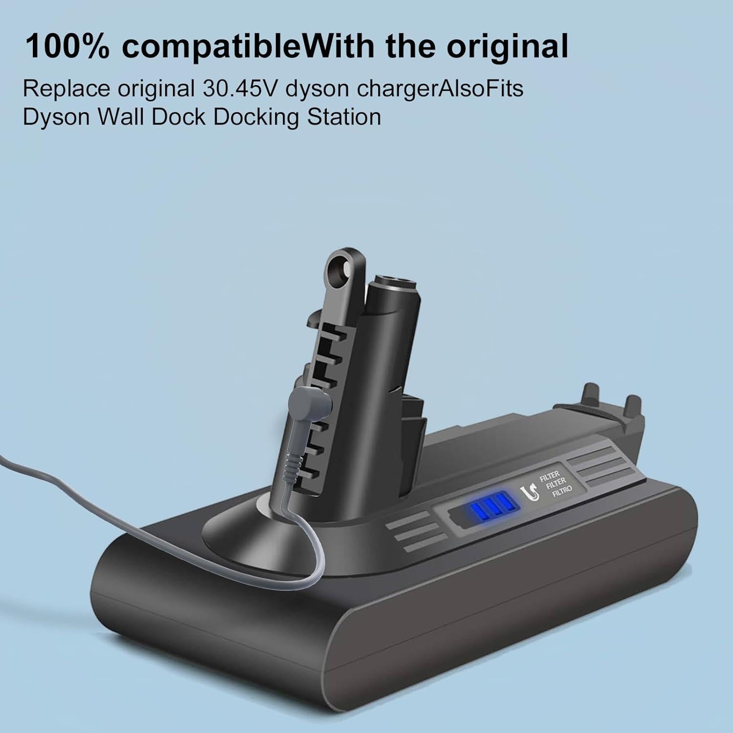 Cargador 30.45V para Aspiradora Dyson V10 V11 V12 V15