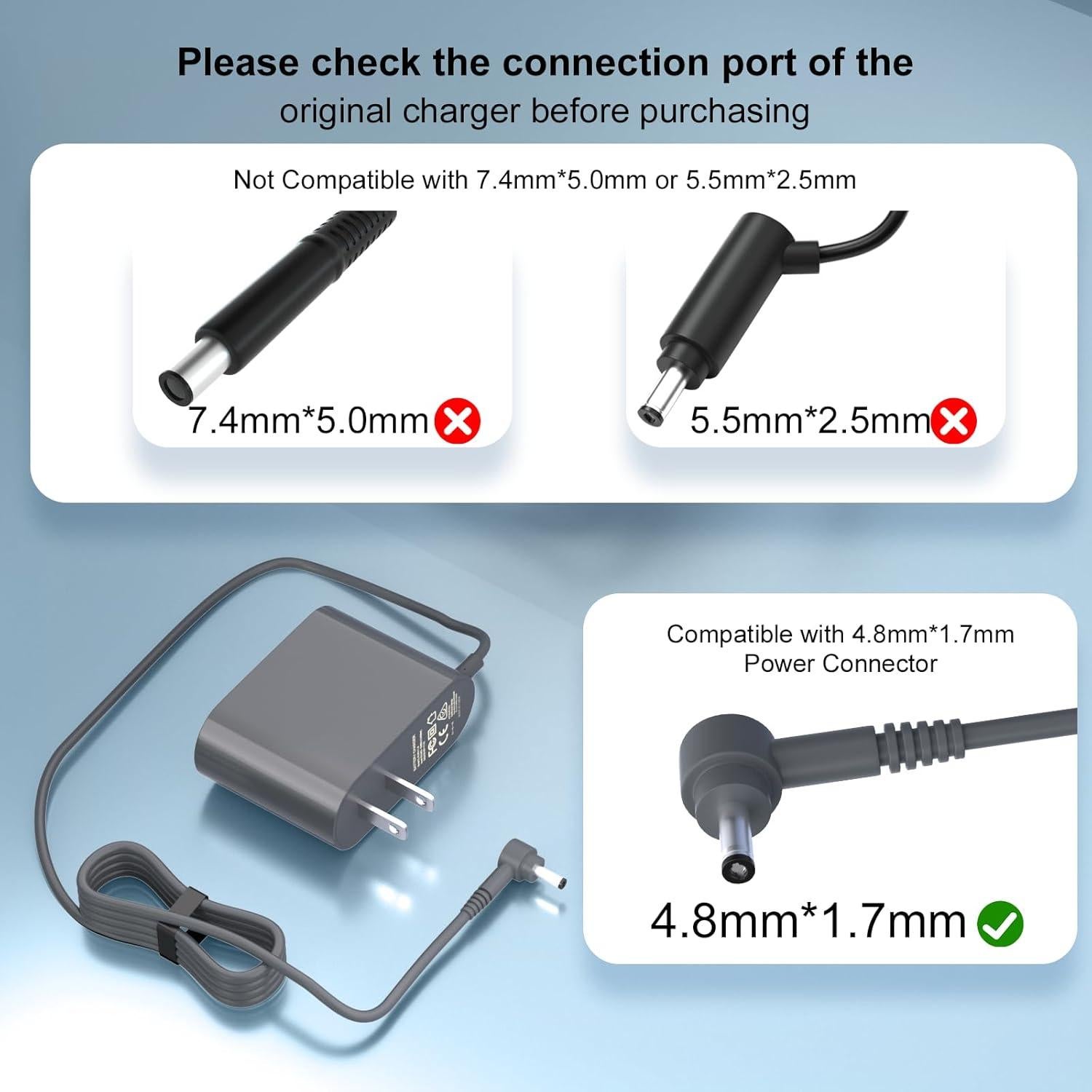 Cargador 30.45V para Aspiradora Dyson V10 V11 V12 V15