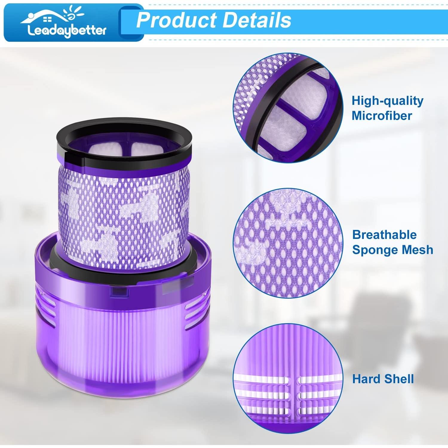 Filtros de Reemplazo Leadbetter para Dyson V11/V15 - 2 Paquetes