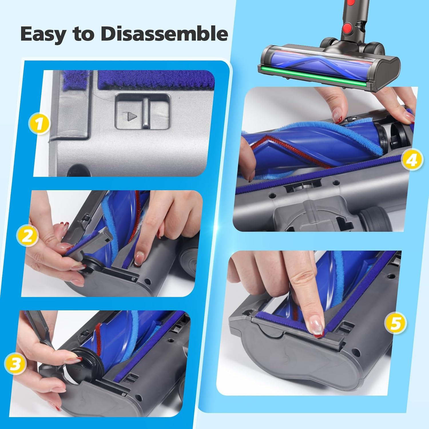 Cabezal de Aspiradora iSingo Compatible Dyson V7 V8 V10 V11 V15