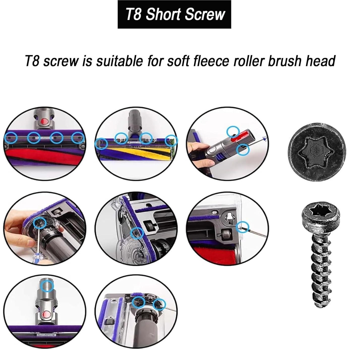 18 Tornillos para Aspiradora Dyson V6 V7 V8 V10 V11 - Frexusuent
