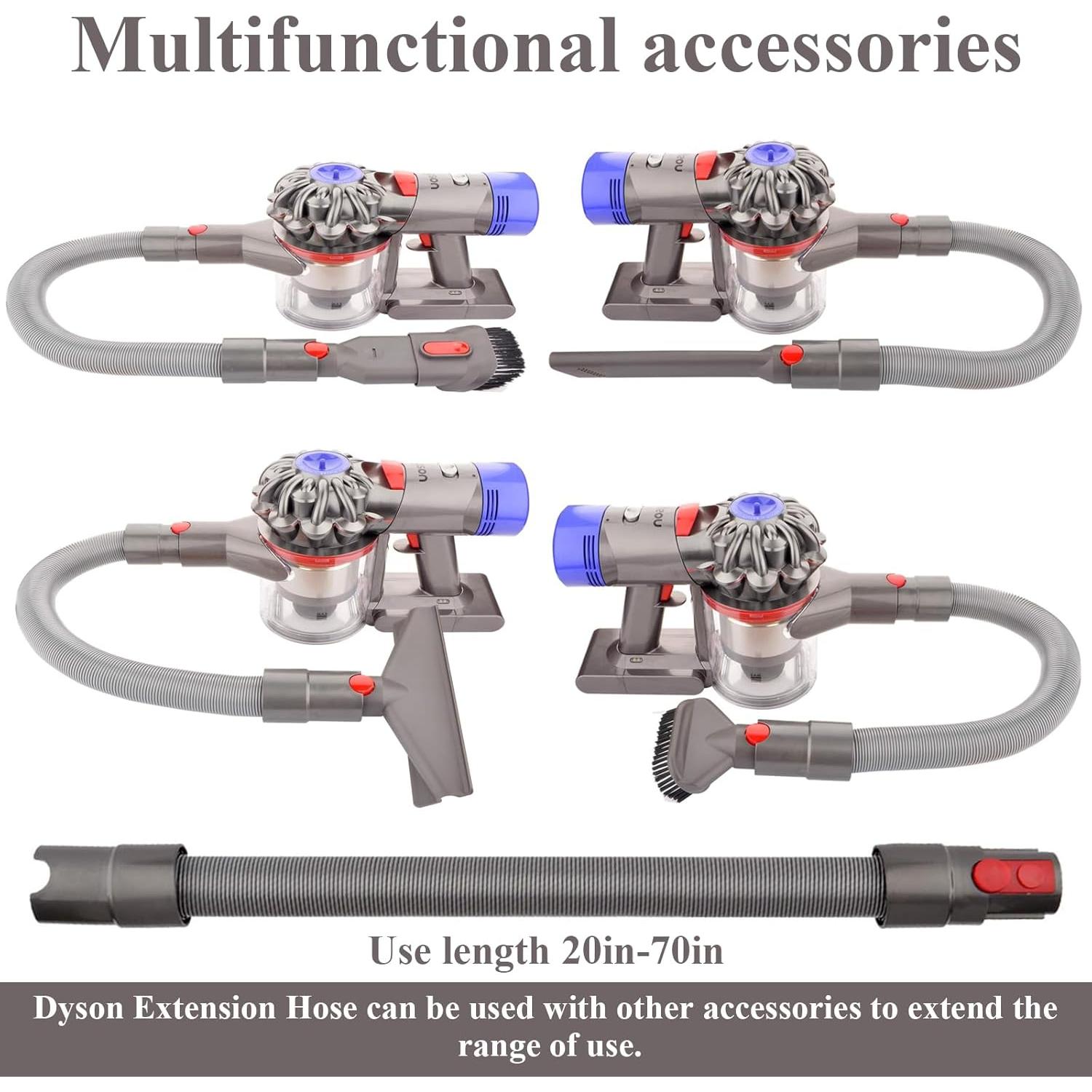 Kit de Accesorios para Aspiradora Dyson QWFHOME - Manguera y Cepillos