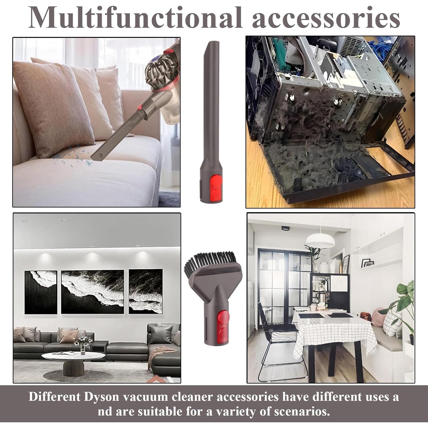 Kit de Accesorios para Aspiradora Dyson QWFHOME - Manguera y Cepillos