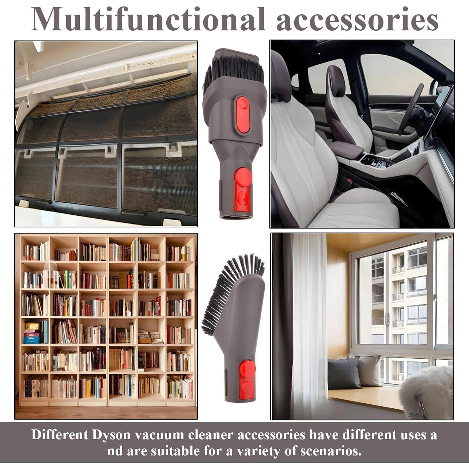 Kit de Accesorios para Aspiradora Dyson QWFHOME - Manguera y Cepillos