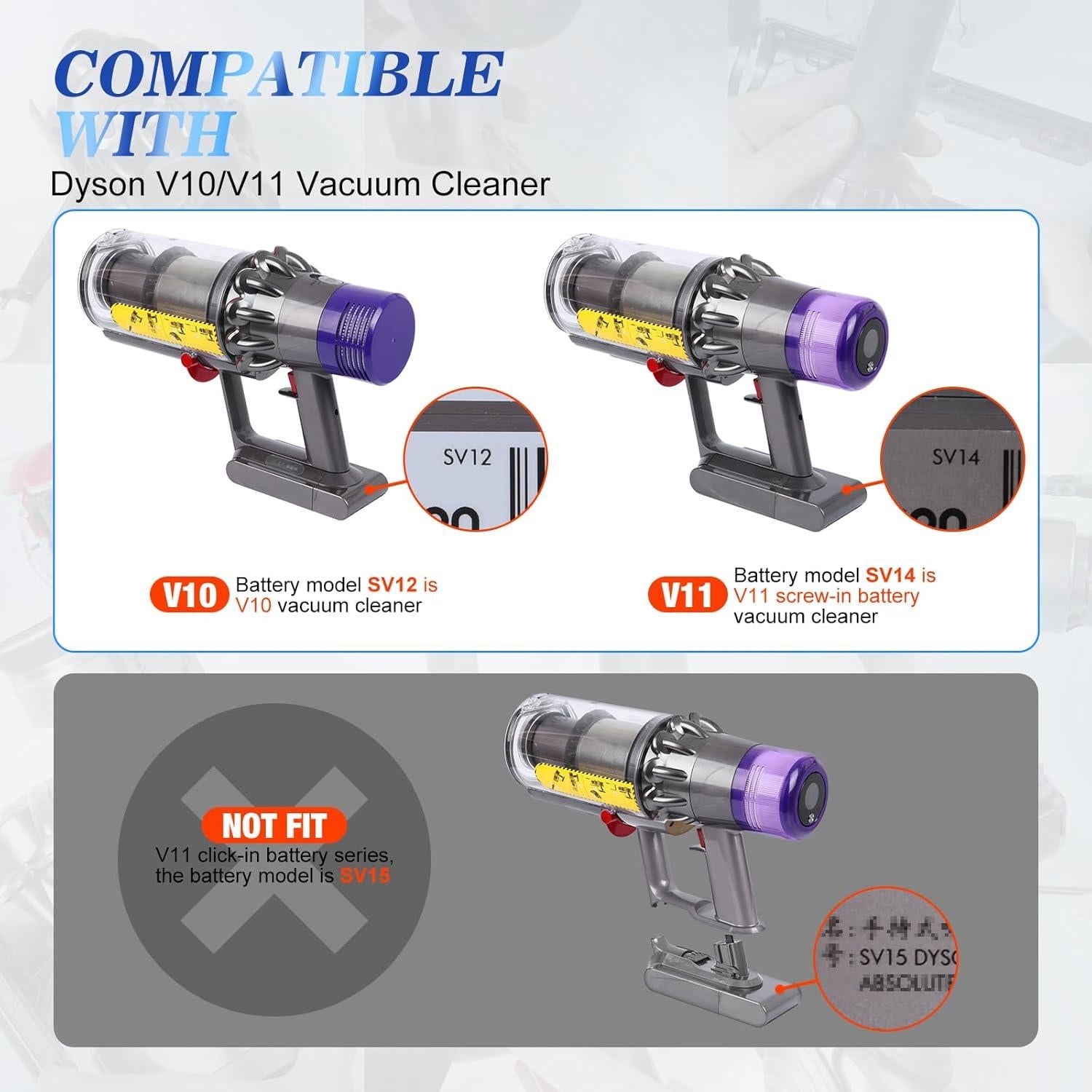 Reemplazo Botón de Interruptor de Metal WYWY para Dyson V10 V11