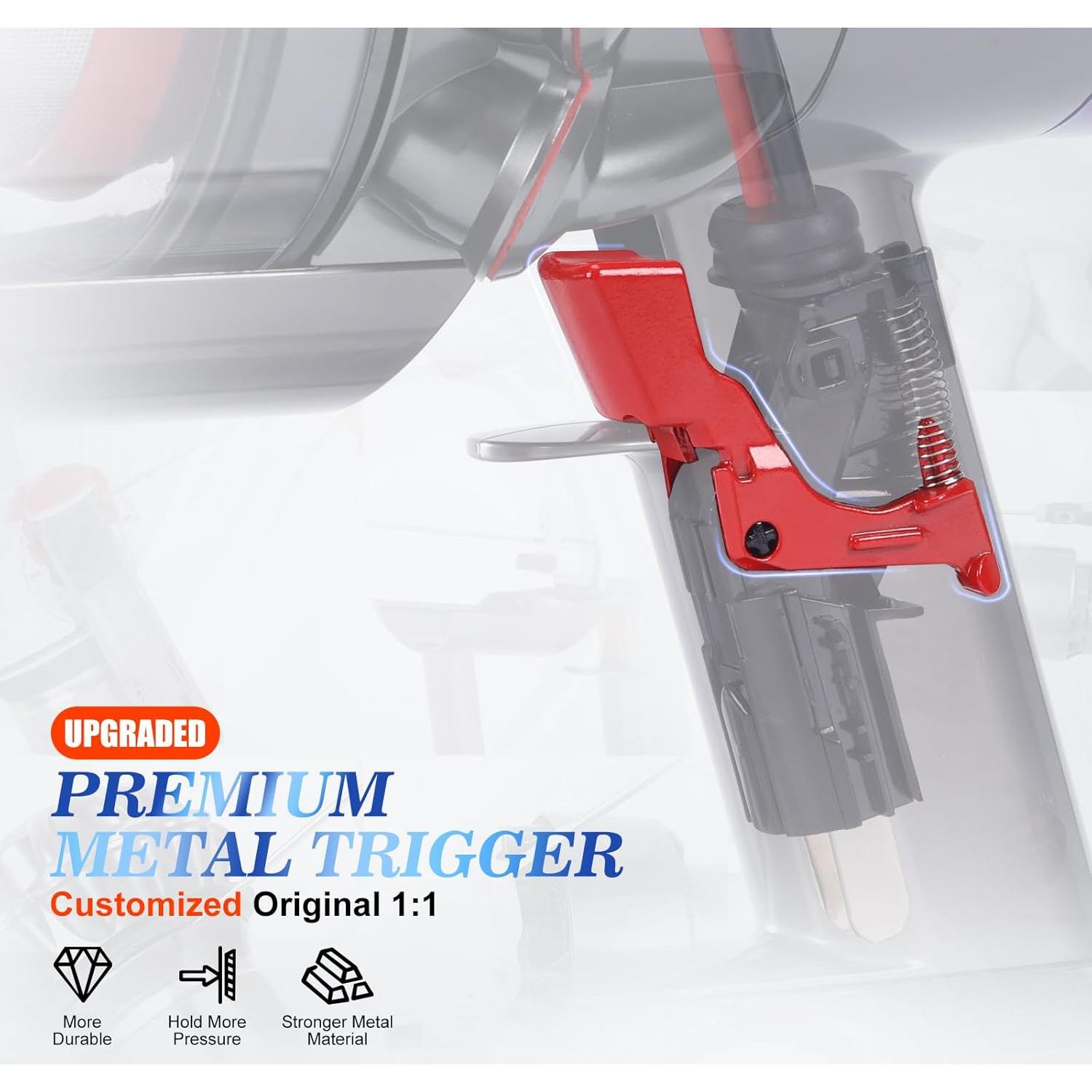 Reemplazo Botón de Interruptor de Metal WYWY para Dyson V10 V11