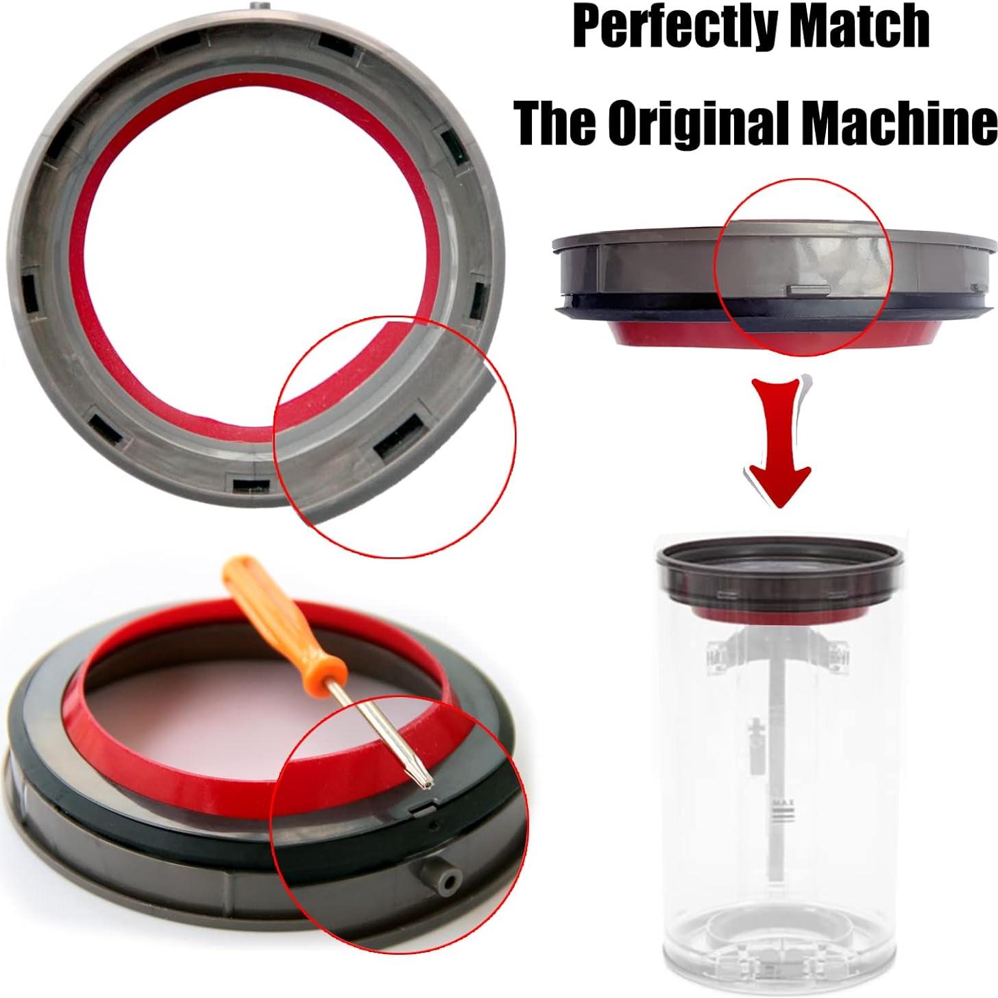 Anillo de Sellado para Cubo de Polvo Dyson V11 SV14 SV15 - 1PC