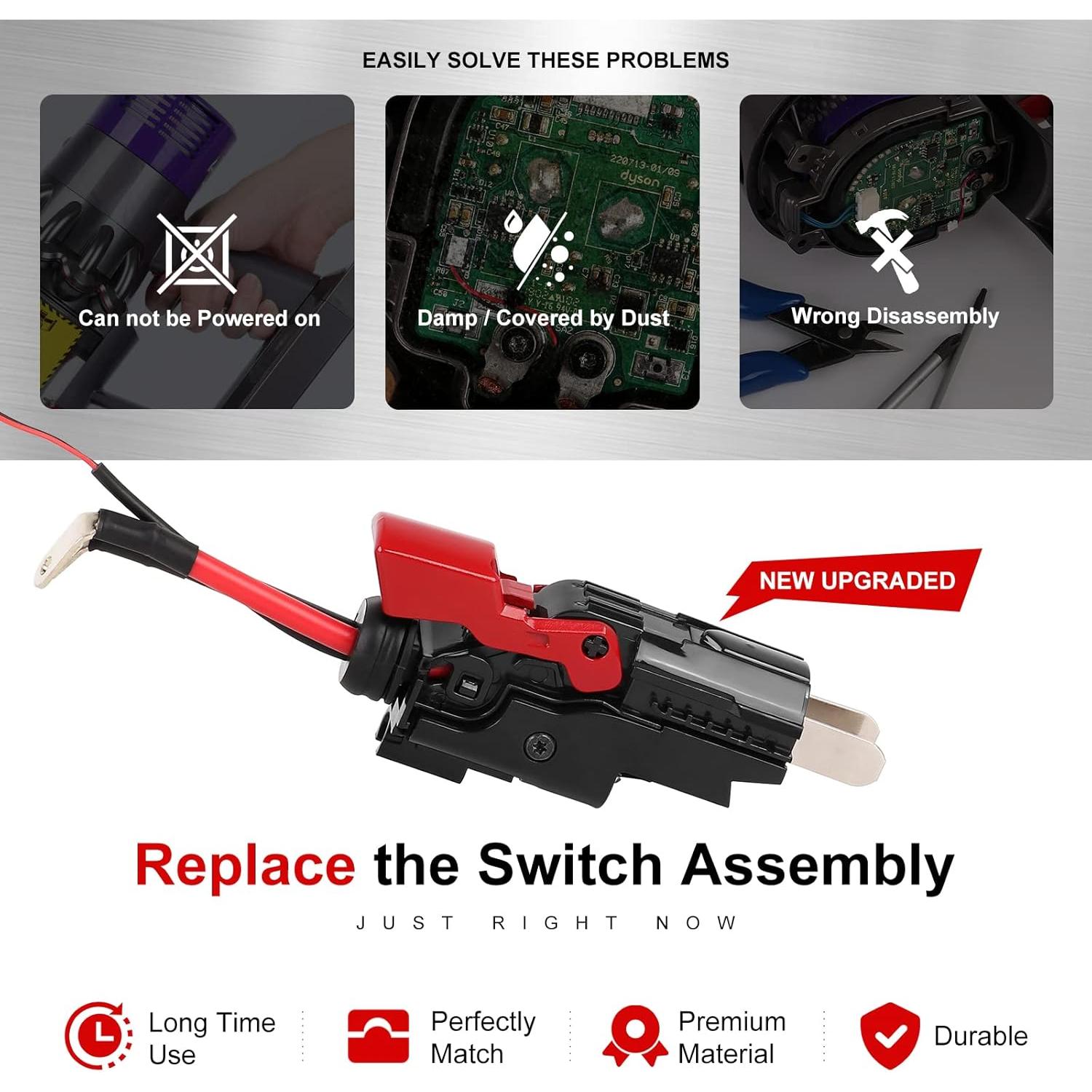 Conjunto de Gatillo de Metal WYWY para Aspiradora Dyson V11 SV14