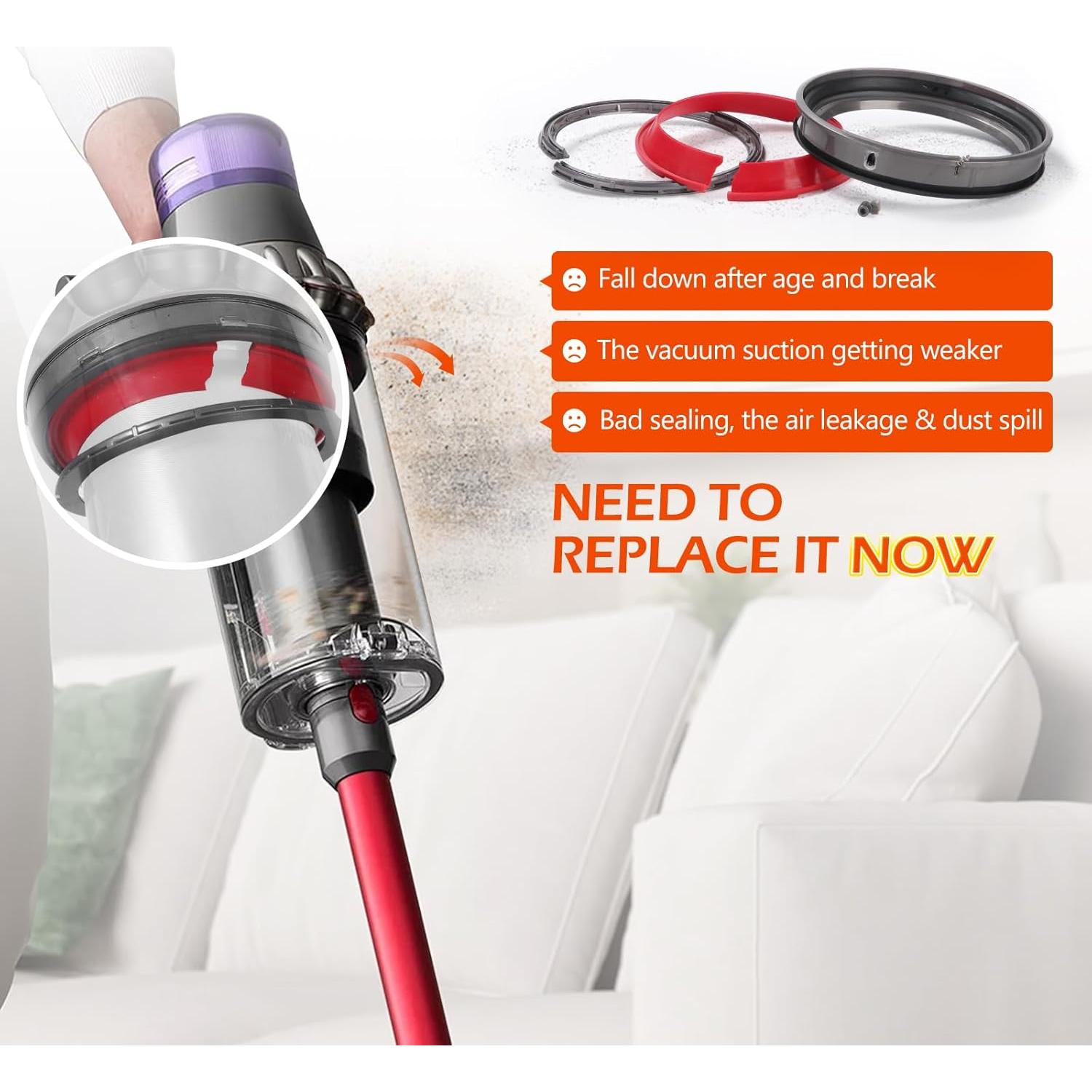 Anillo de Sellado Kuflant para Aspiradora Dyson Outsize 13.97 cm