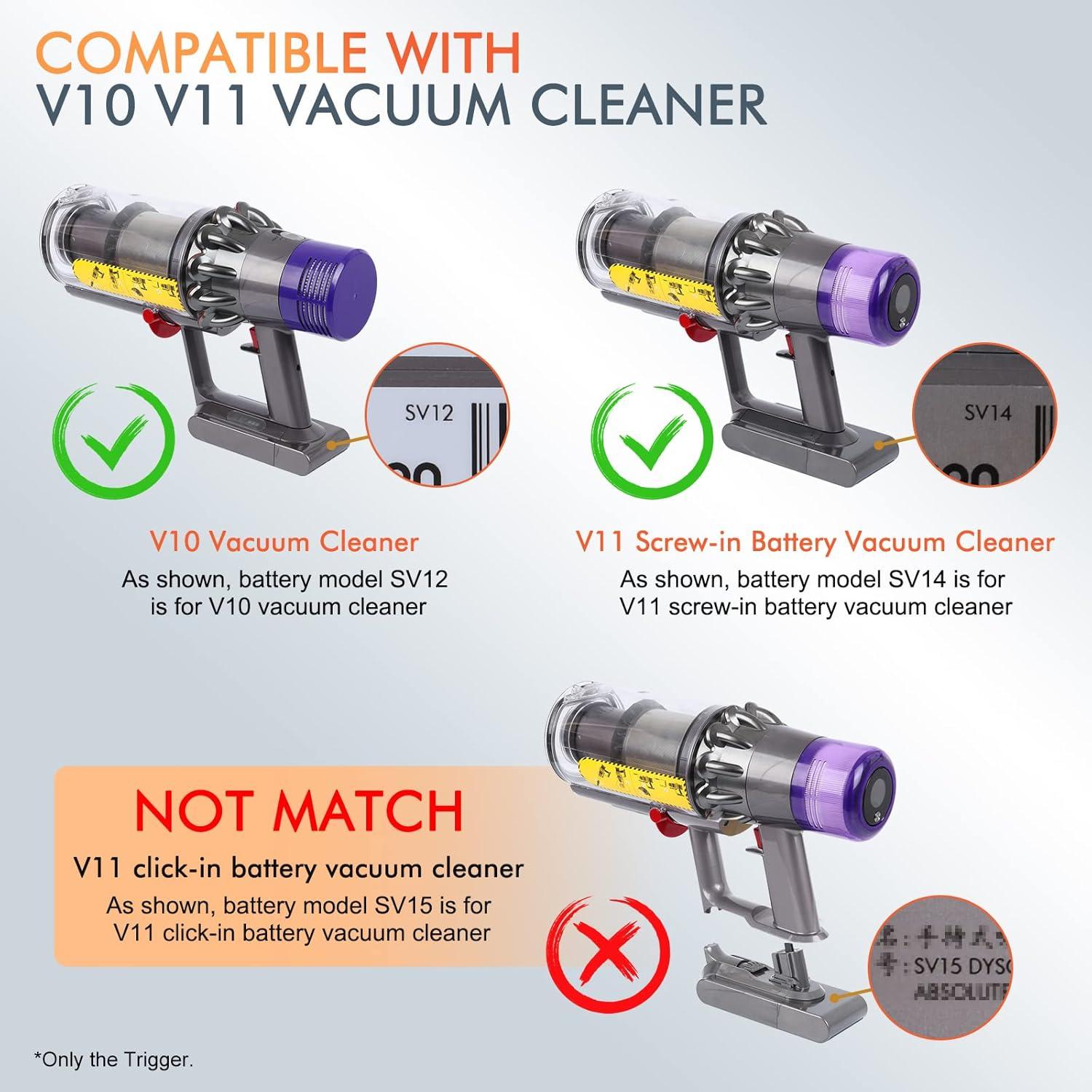 Interruptor de Gatillo de Metal WYWY para Aspiradora Dyson V10 V11