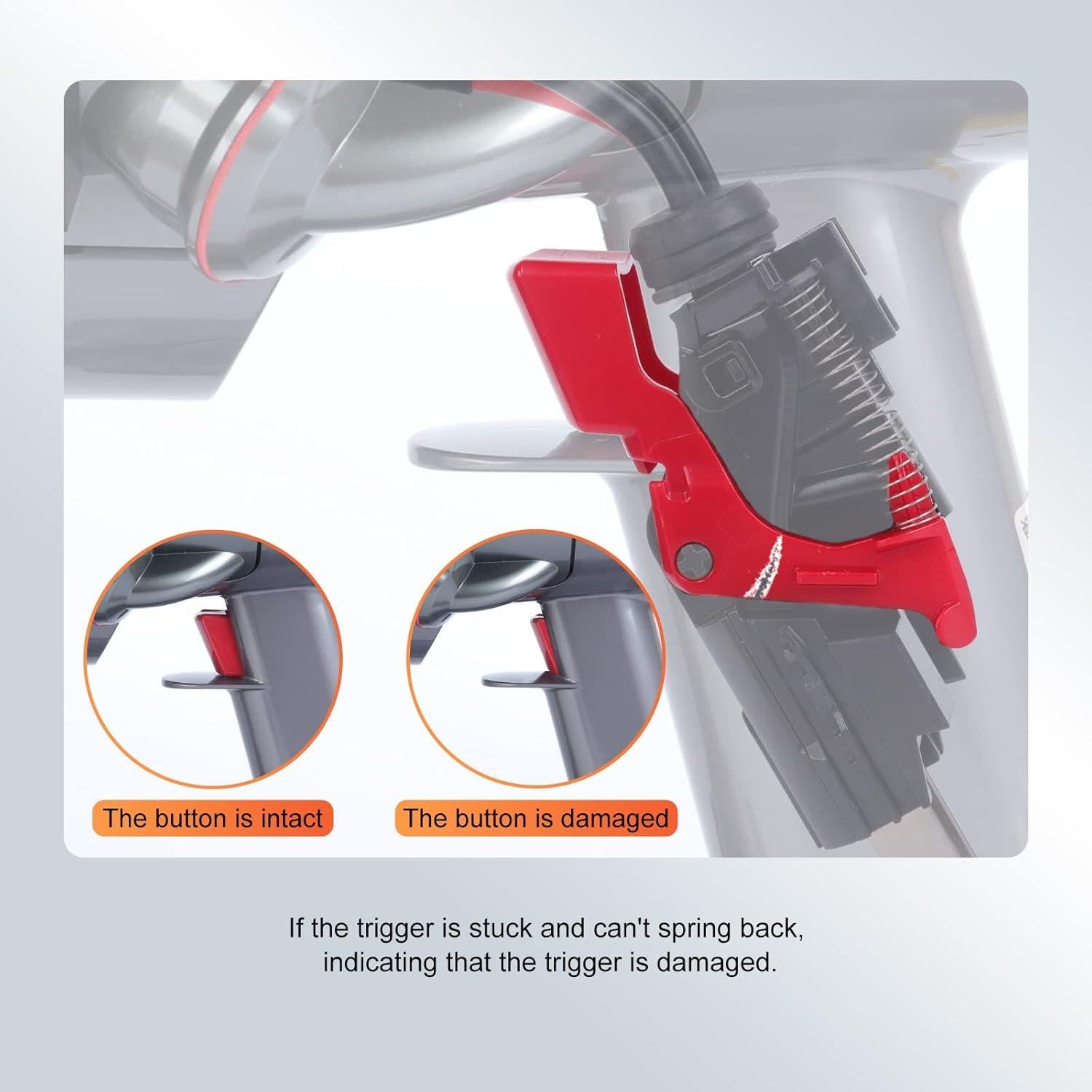 Interruptor de Gatillo de Metal WYWY para Aspiradora Dyson V10 V11