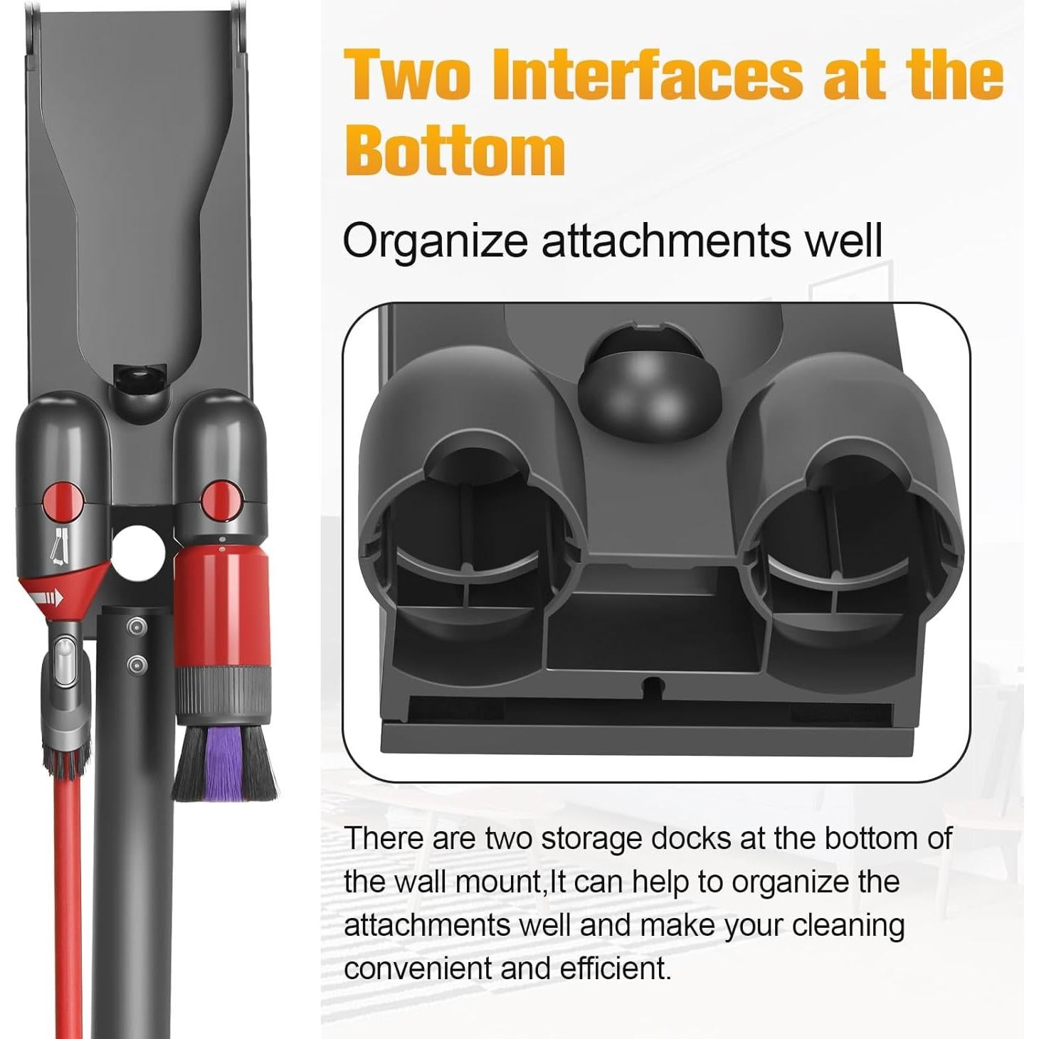 Soporte de Carga Montado en Pared RUKHOOL para Dyson V11 V15