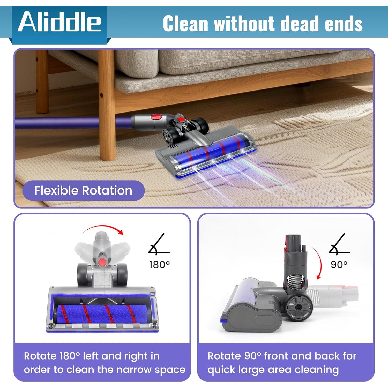 Accesorios de Aspiradora Aliddle para Dyson V7 V8 V10 V11 V15