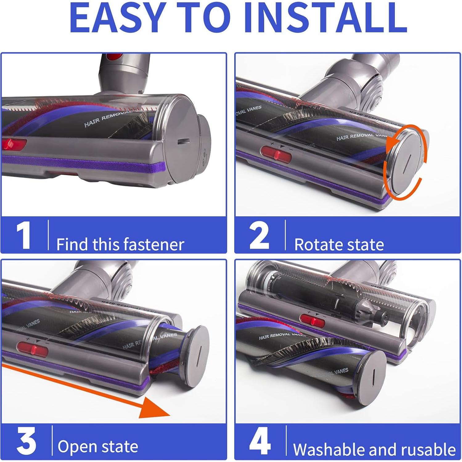 Cabezal de Cepillo de Alto Par CBZZ 970100-05 para Dyson V11 V15 V10 V8 V7
