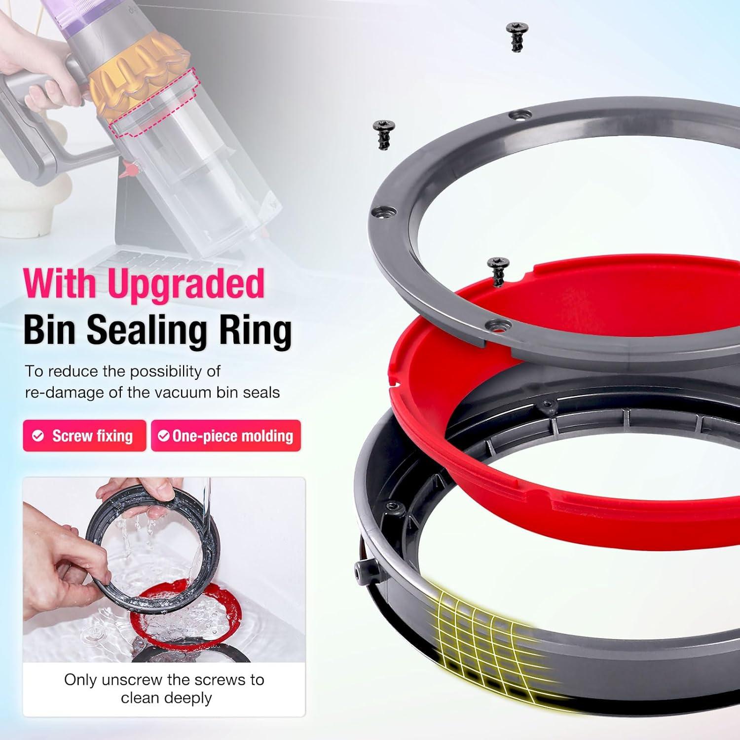 Cubo de Polvo Mejorado Kuflant para Aspiradora Dyson V11 V15