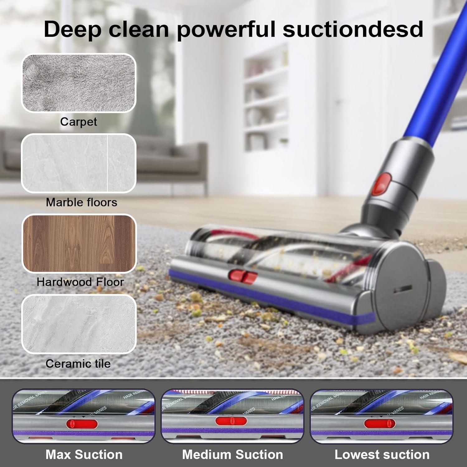 Cabezal de limpieza Bolan-Tech para aspiradoras Dyson V7 V8 V10 V11 V15