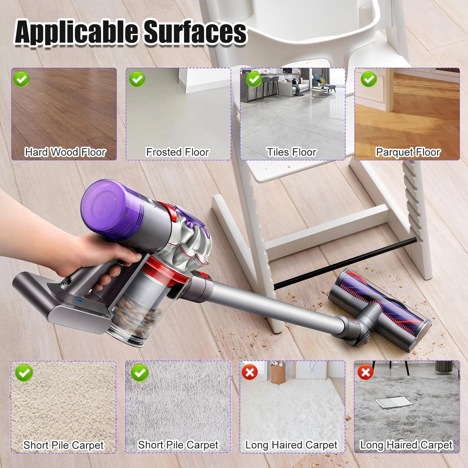 Cabezal de Reemplazo Anti-Tangle Taisouw para Aspiradora Dyson V7 V8 V10 V11 V15