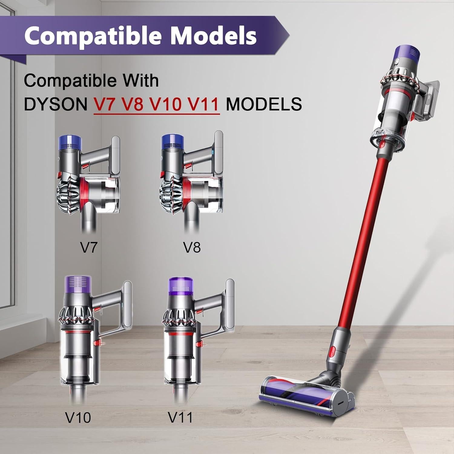 Cabezal de Limpieza Coodss para Aspiradora Dyson V7 V8 V10 V11