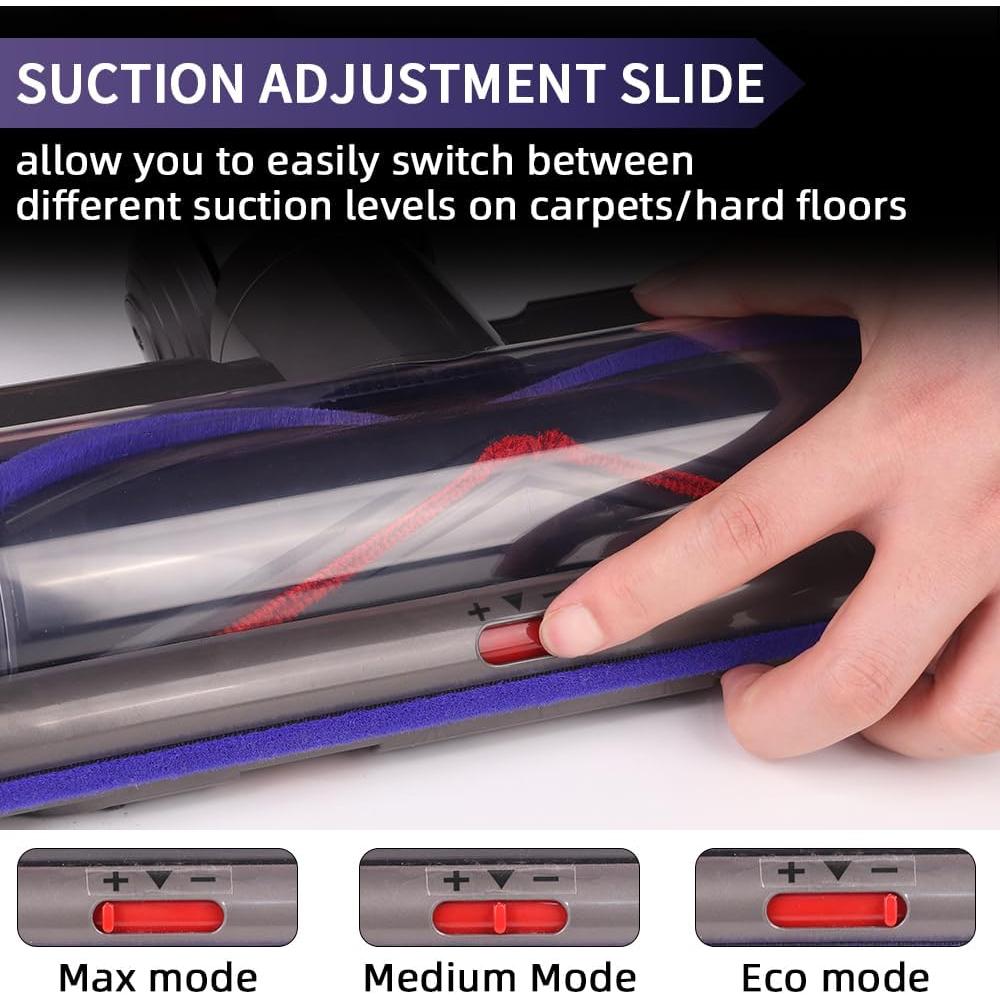 Cabezal de cepillo Laymi D028T para aspiradoras Dyson V7 V8 V10 V11 V15