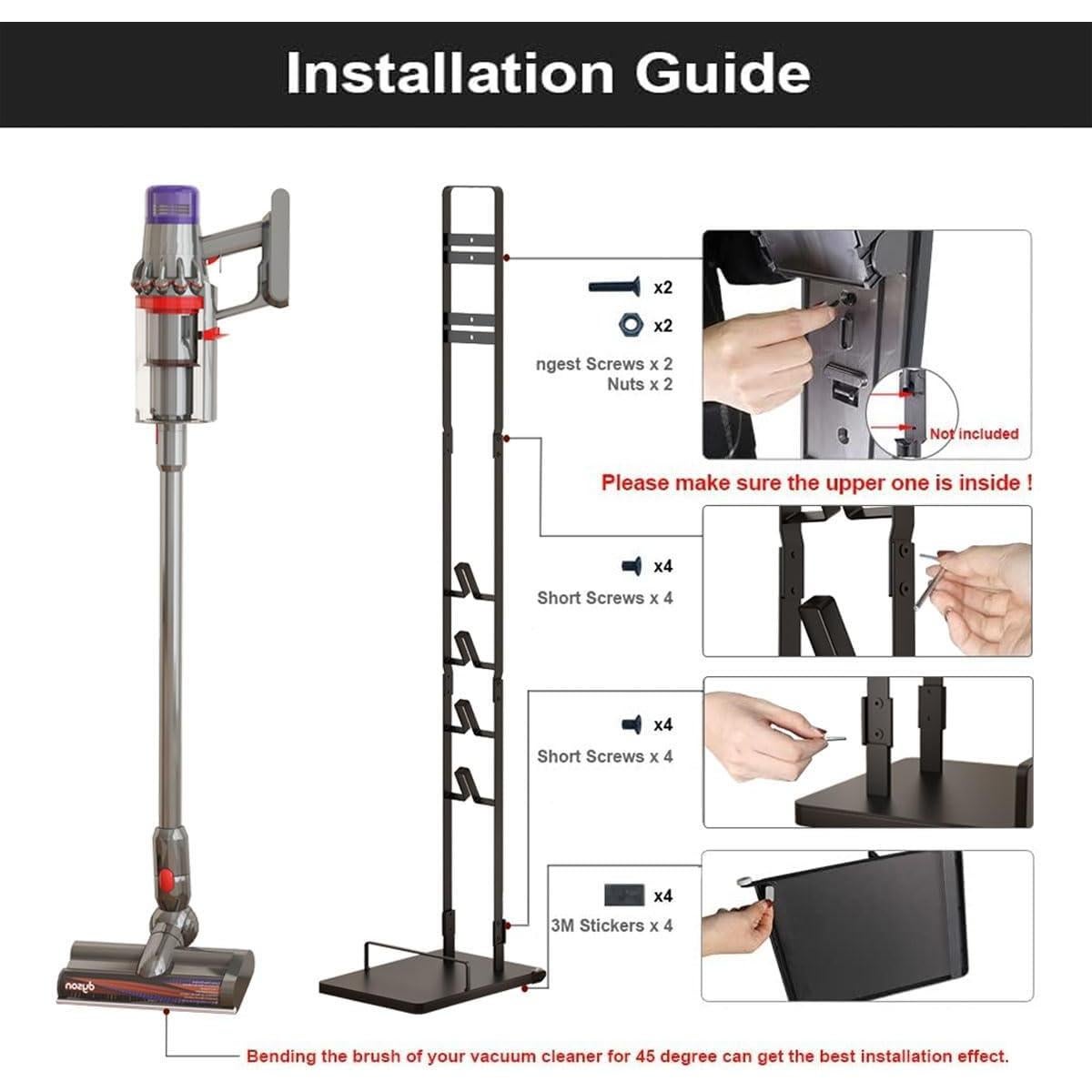 Soporte de Aspiradora Foho para Dyson V15 V11 V10 V8 V7 V6 - Metal