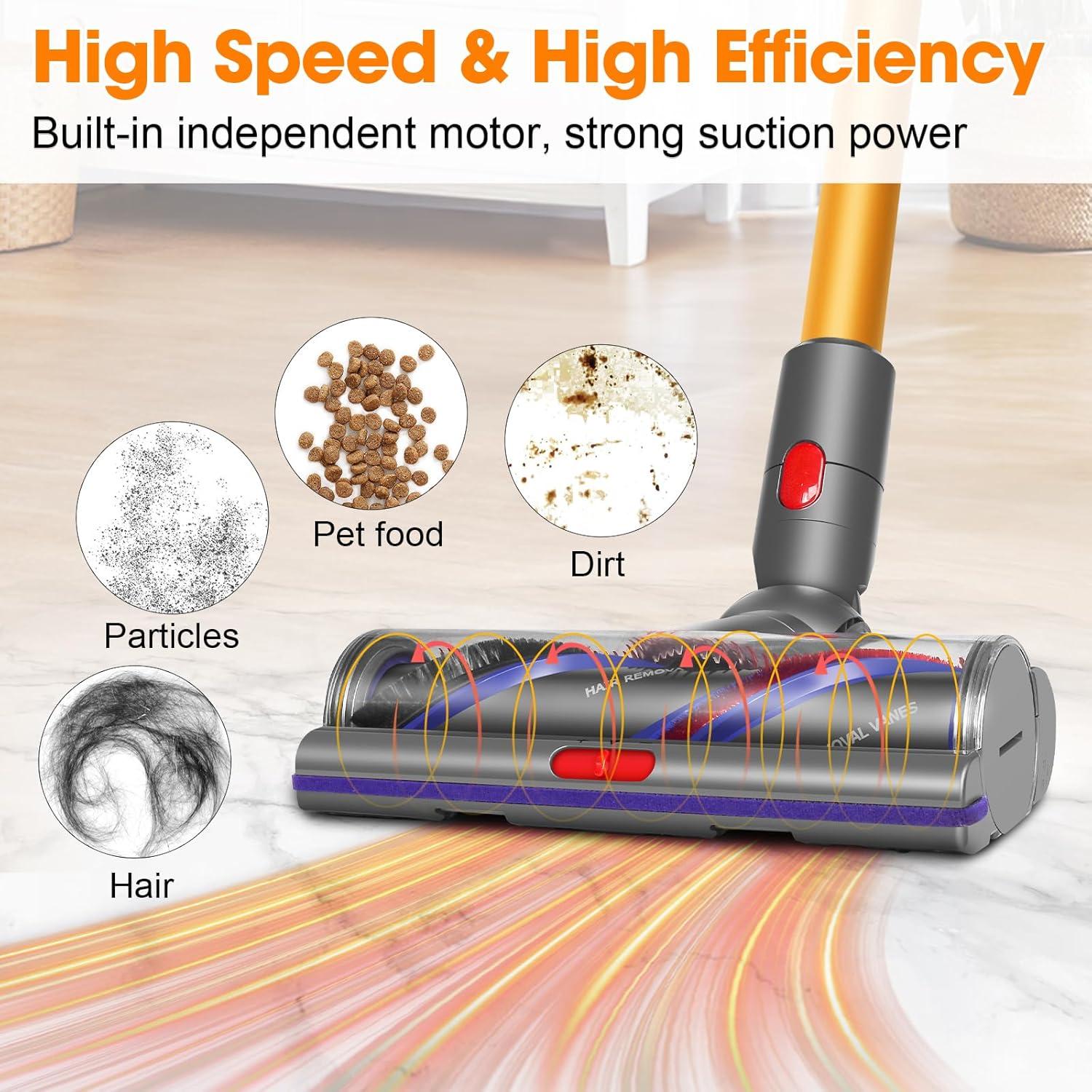 Cabezal de Aspiradora RUKHOOL Alto Par para Dyson V7 V8 V10 V11 V15