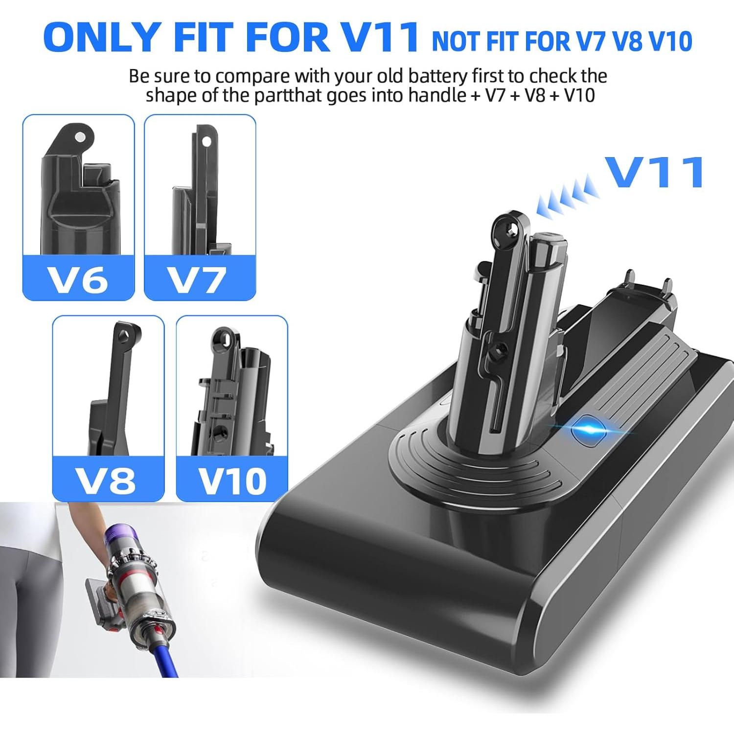 Batería Svetyd V11 25.2V 6.0Ah Compatible con Dyson SV14