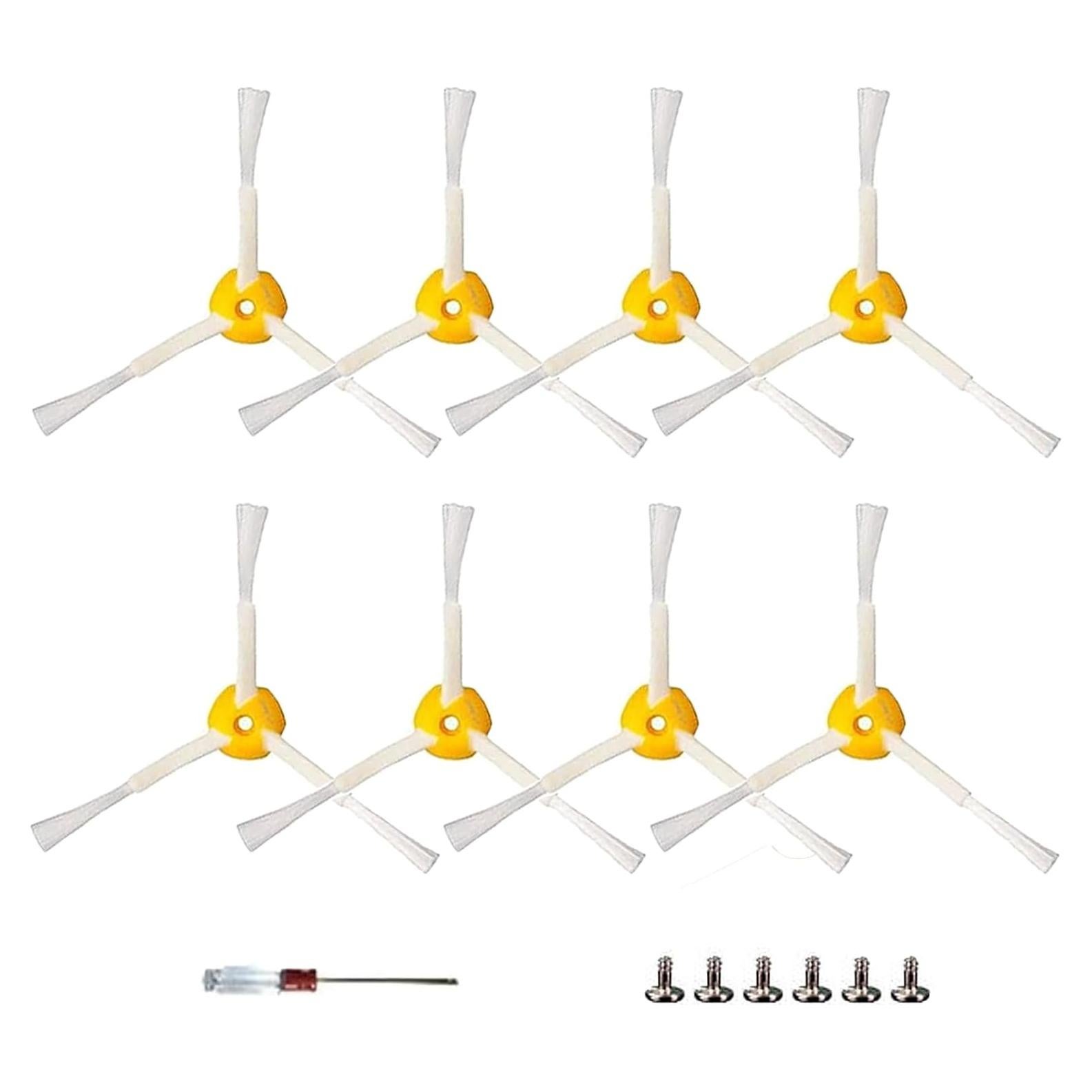 8 Packs Side Brush Replacement for IRobot Roomba 600 700 800 900 Series 960 980 985 860 870 877 880 890 891 895 805 761 770 780 790 614 650 665 671 675 690 Models