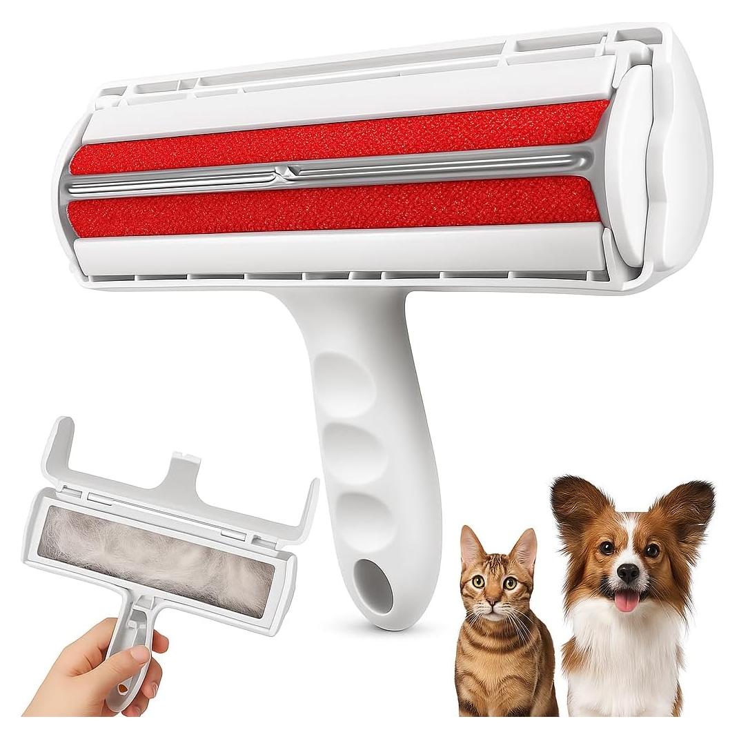 Rodillo Removedor de Pelo de Mascota ChomChom Blanco - Multi-Superficie