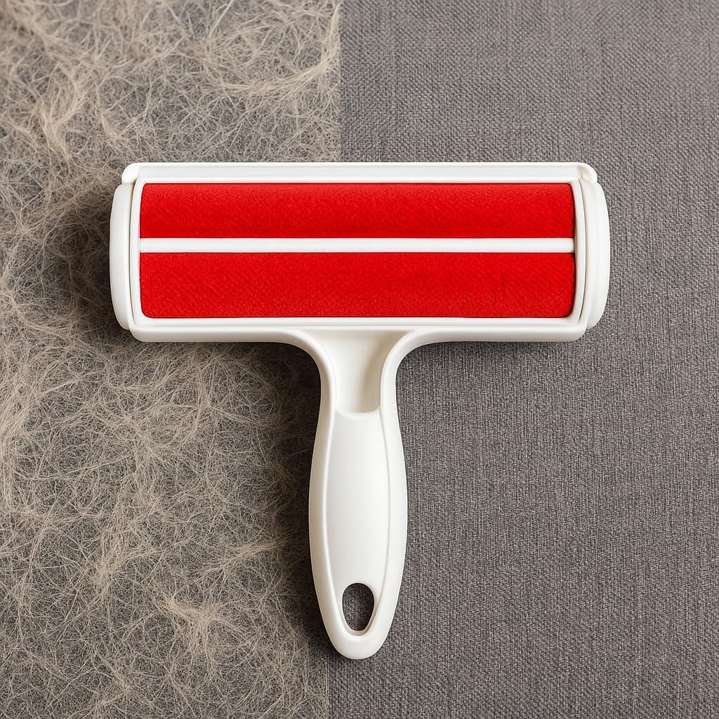 Removedor de Pelo de Mascota Genérico Rojo Reutilizable 167g