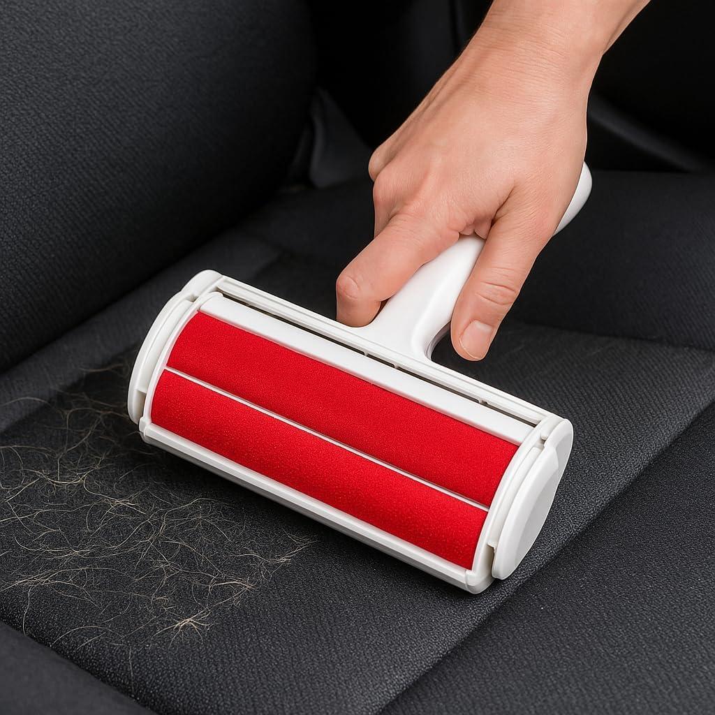 Removedor de Pelo de Mascota Genérico Rojo Reutilizable 167g