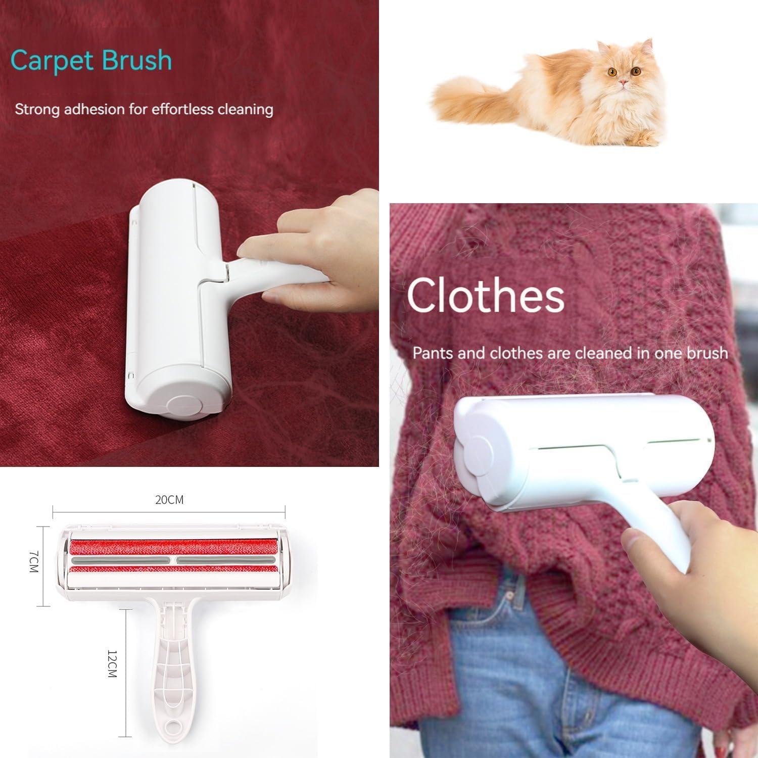 Removedor de Pelo de Mascota Genérico Rojo Reutilizable 167g