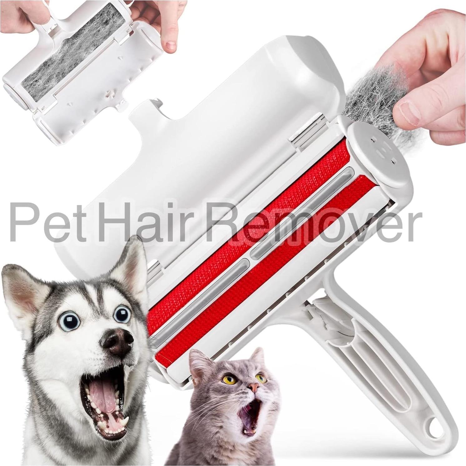 Removedor de Pelo de Mascota PETS - Rodillo Autolimpiante 19.5cm