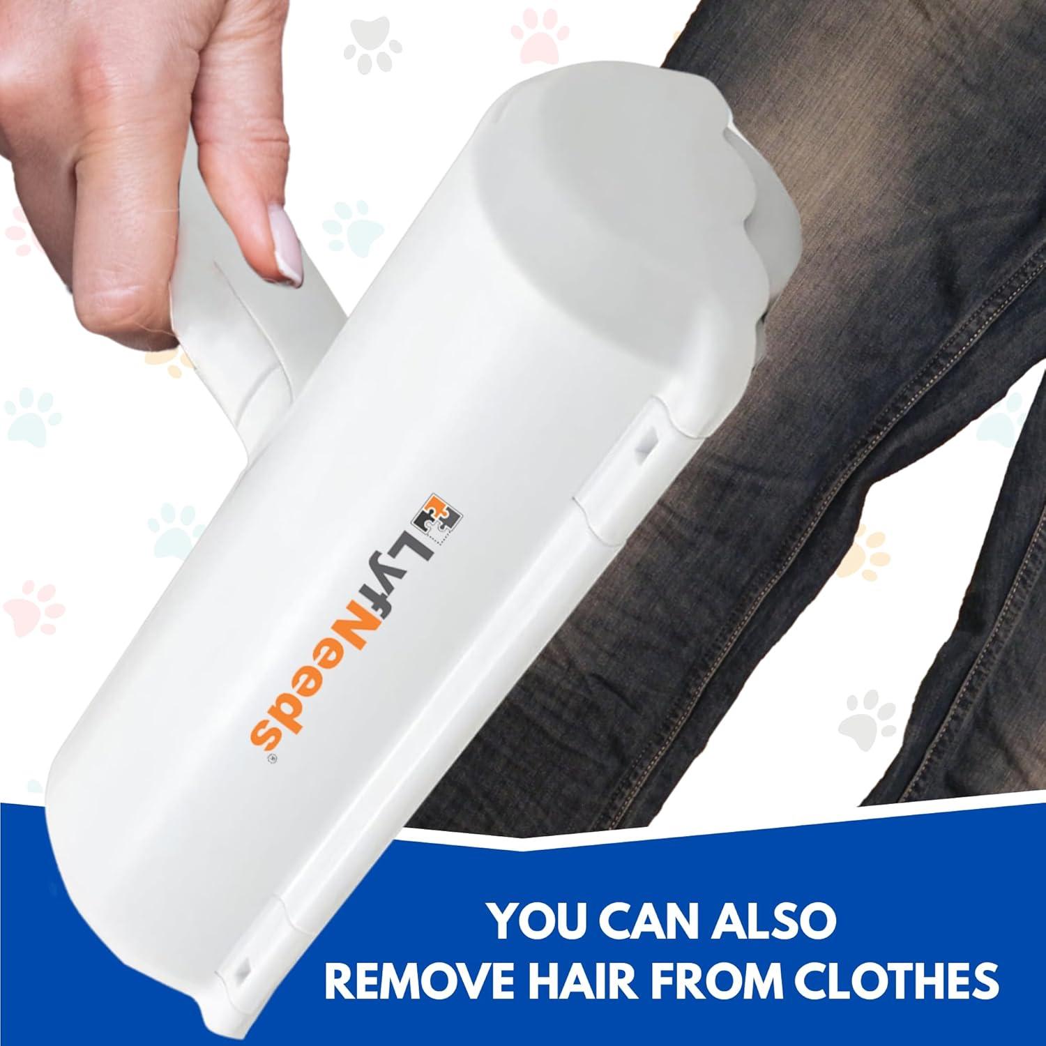 Rodillo Quitapelos Reutilizable LyfNeeds para Mascotas