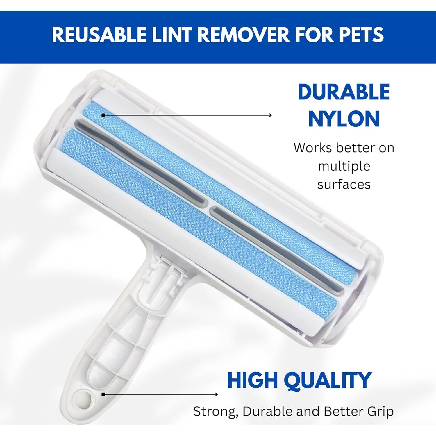 Rodillo Quitapelos Reutilizable LyfNeeds para Mascotas