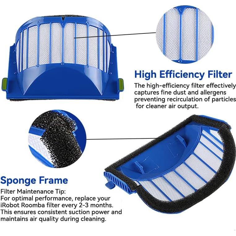 Kit de Reemplazo E.LUO para iRobot Roomba Series 600 y 500