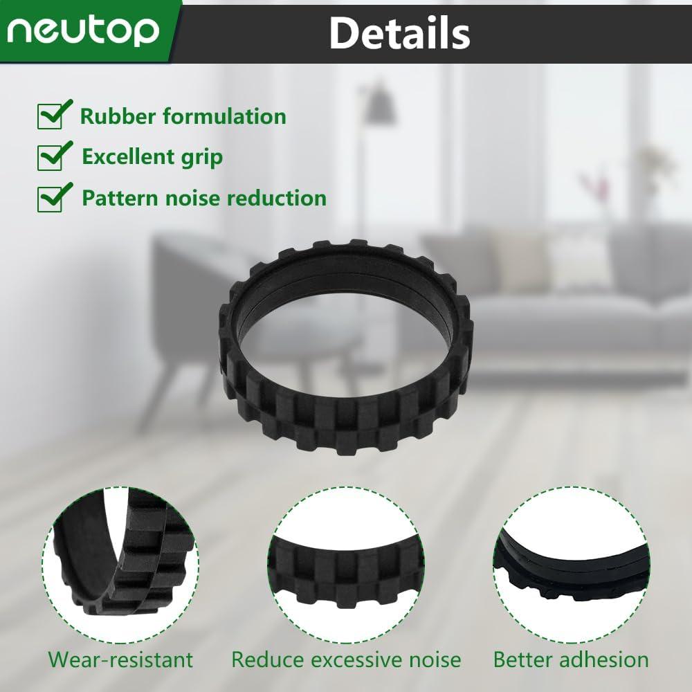 Ruedas de Goma Neutop para iRobot Roomba - Paquete de 4