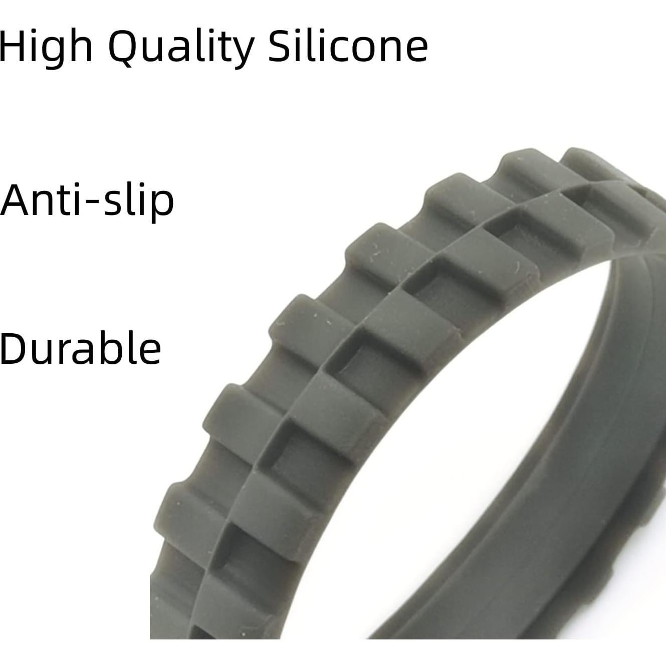 Neumáticos de Reemplazo Antideslizantes para iRobot Roomba - 2 Unidades