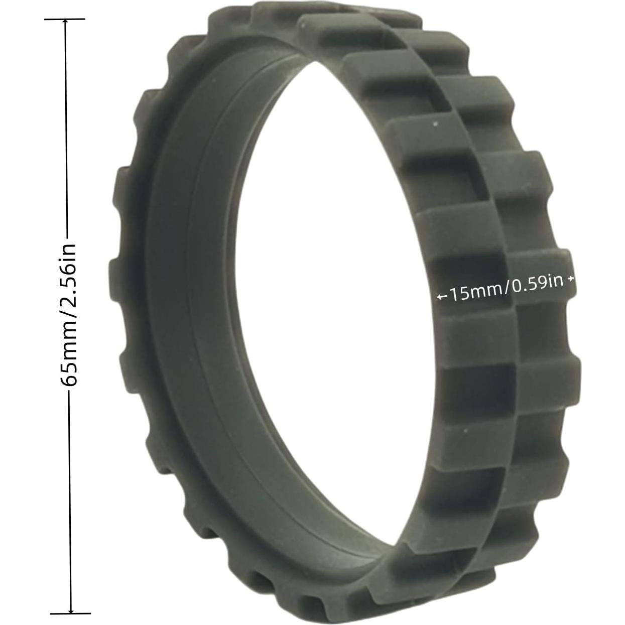 Neumáticos de Reemplazo Antideslizantes para iRobot Roomba - 2 Unidades