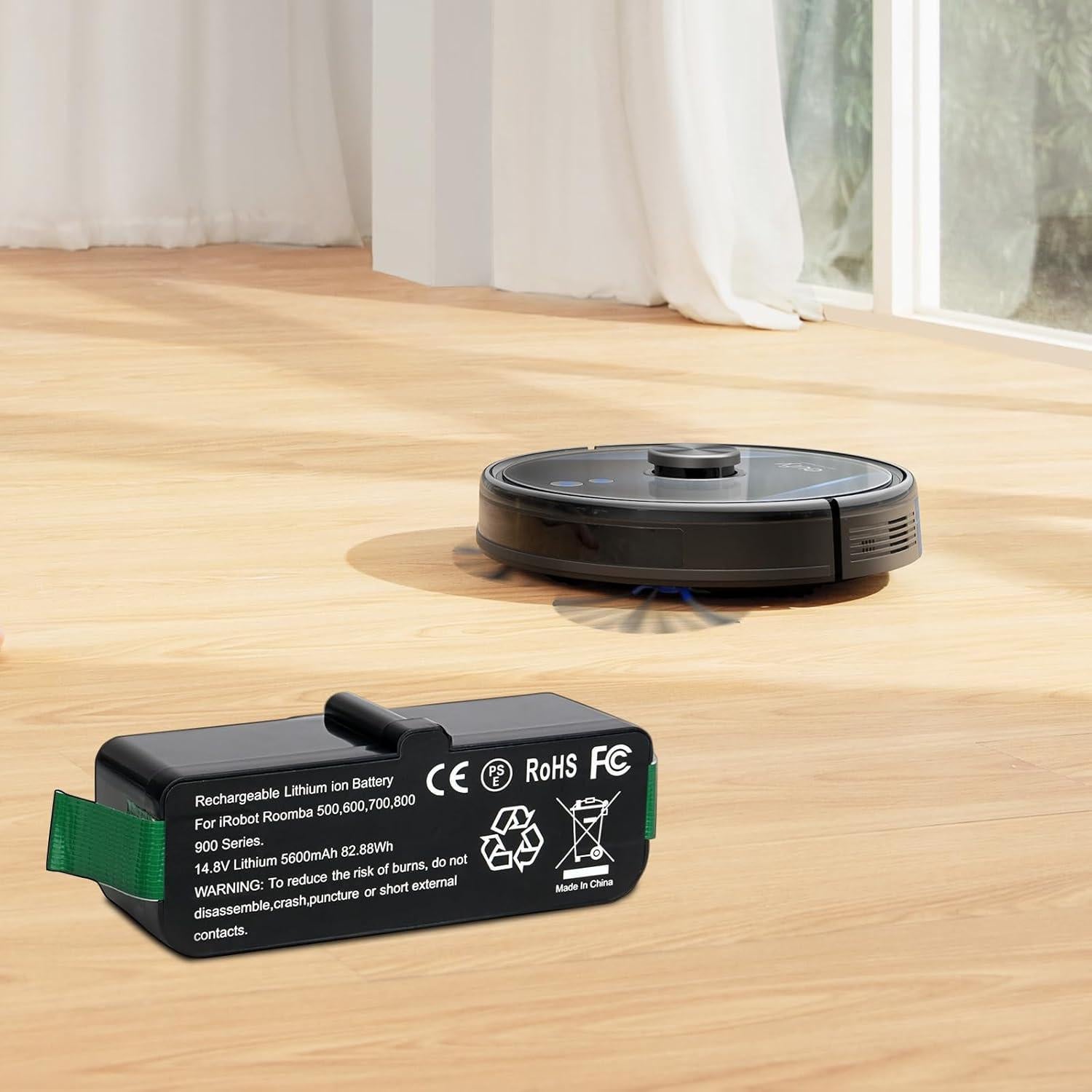 Batería de ion de litio 5600mAh Fanhua para iRobot Roomba