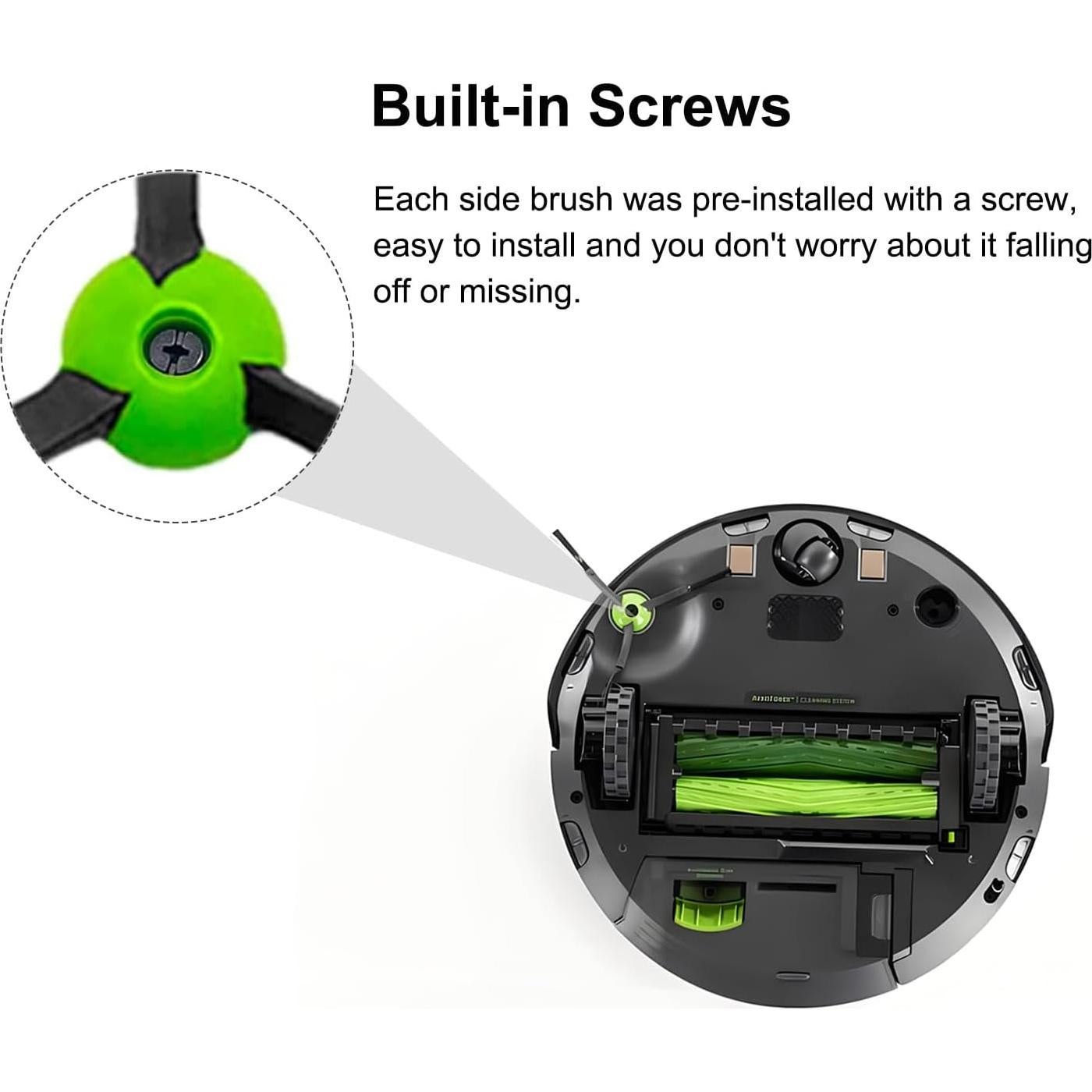 Kit de Reemplazo de Cepillos Laterales SENNII para iRobot Roomba